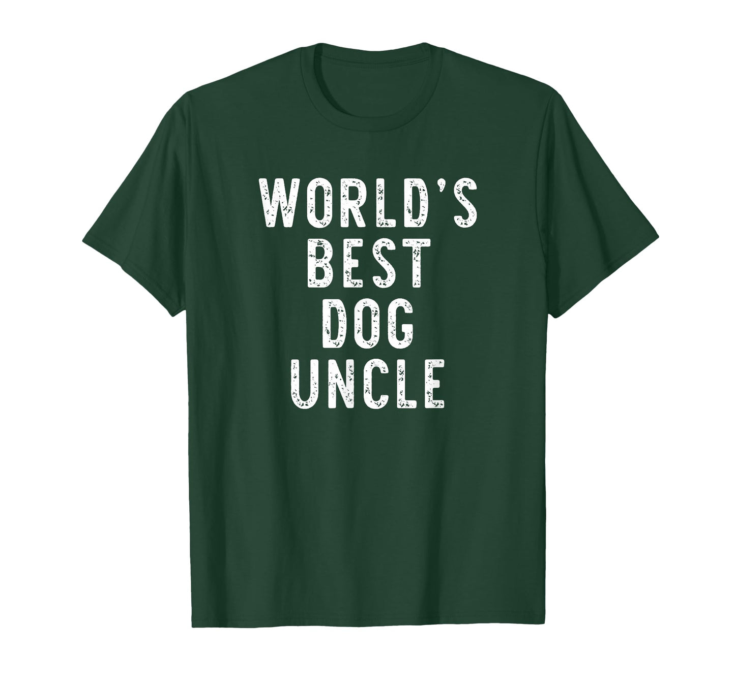 World's Best Dog Uncle Funny Gift Christmas T-Shirt