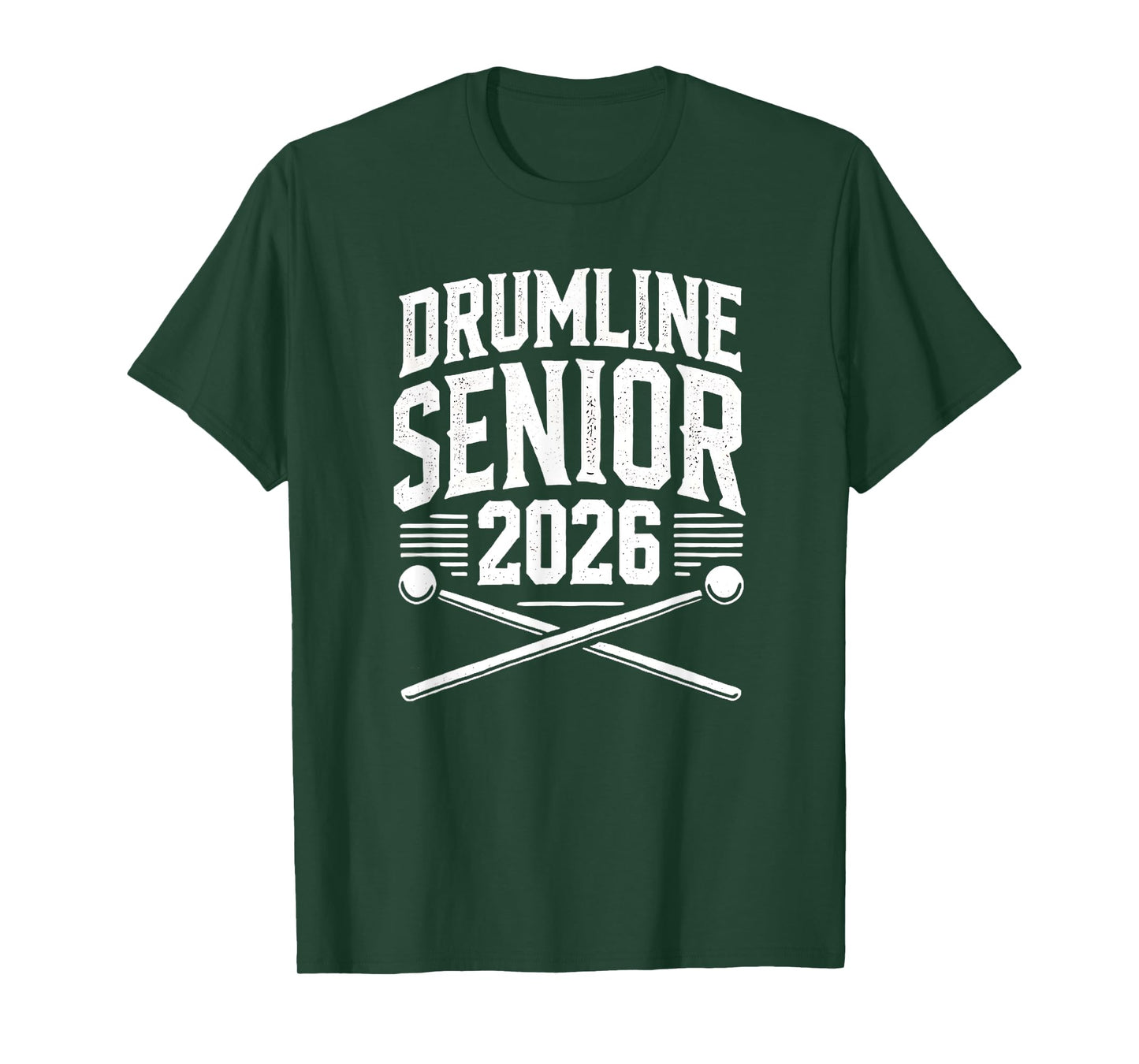 Drumline Senior 2026 High School Marching Band T-Shirt
