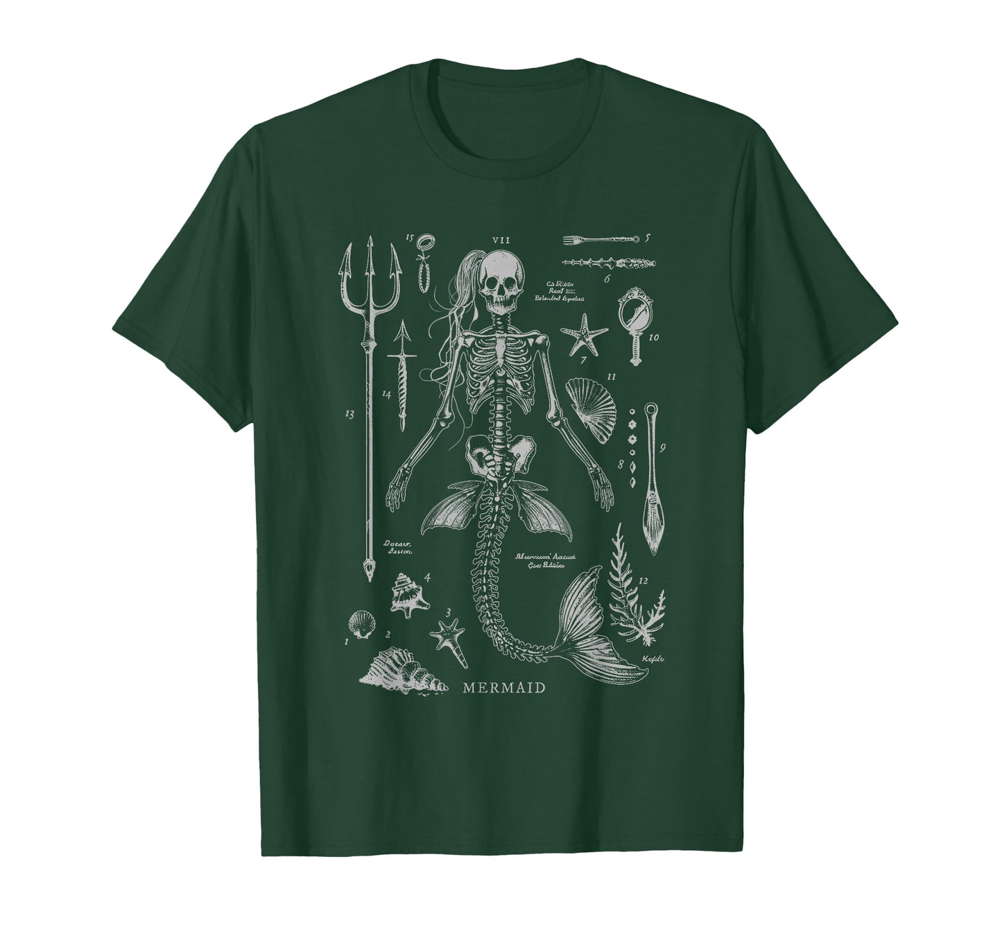 Mermaid Skeleton T-Shirt