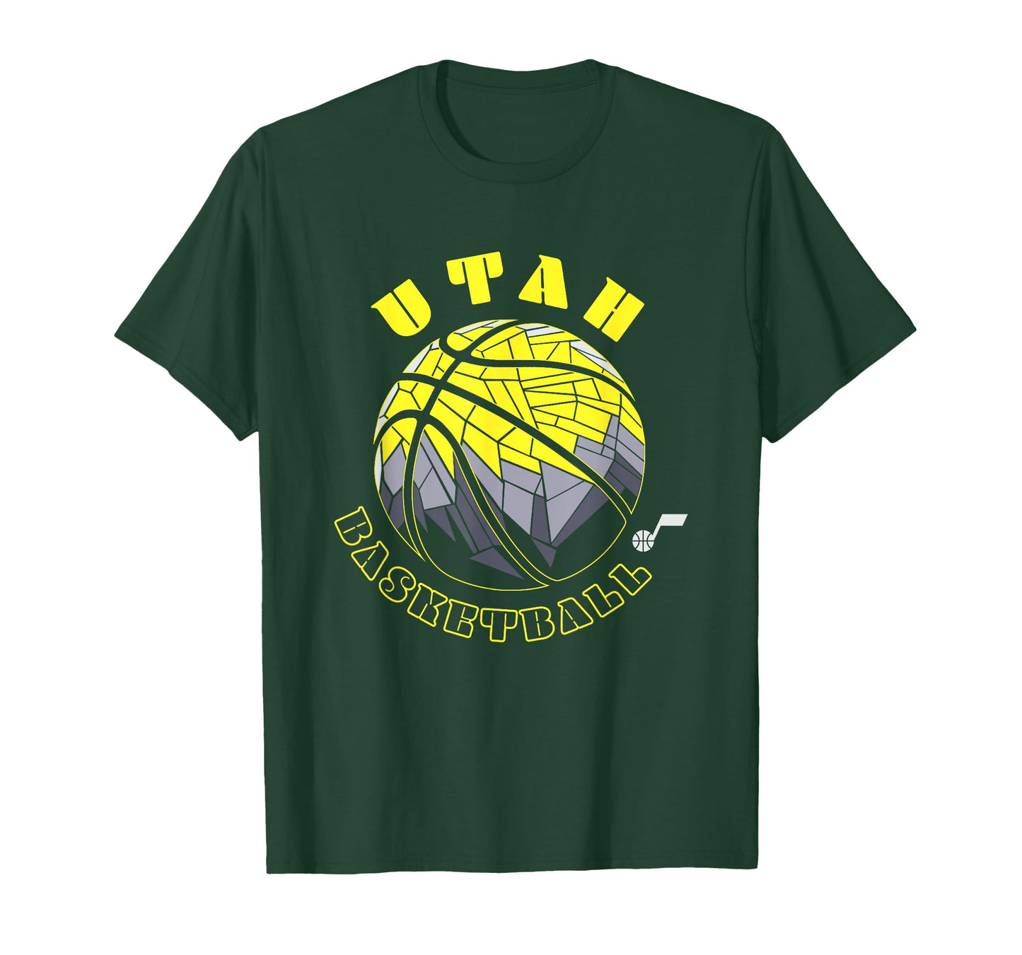 NBA Utah Jazz Neon Prism Basketball T-Shirt