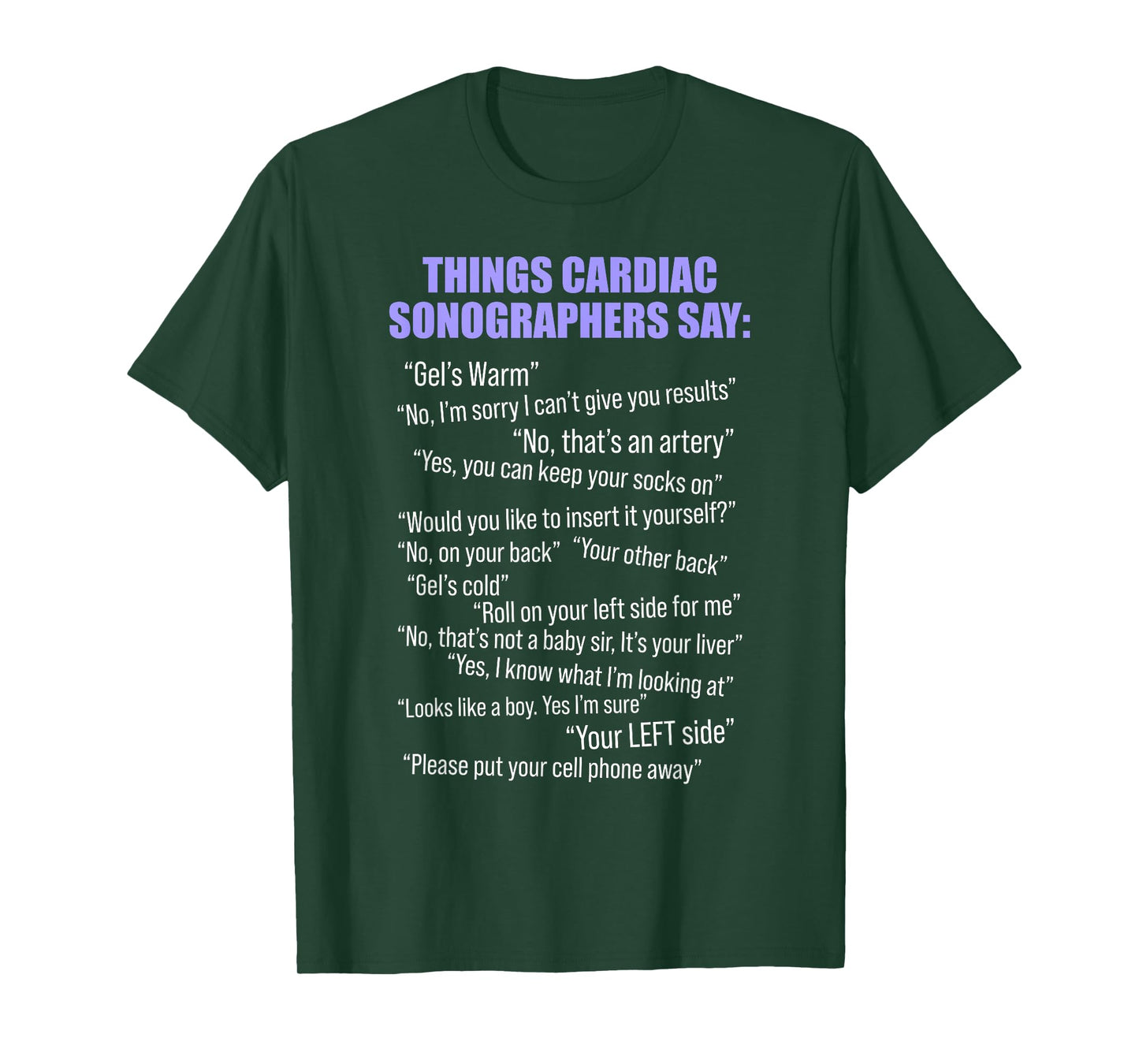 Cardiac Sonographer Echo Tech Warm RDCS T-Shirt