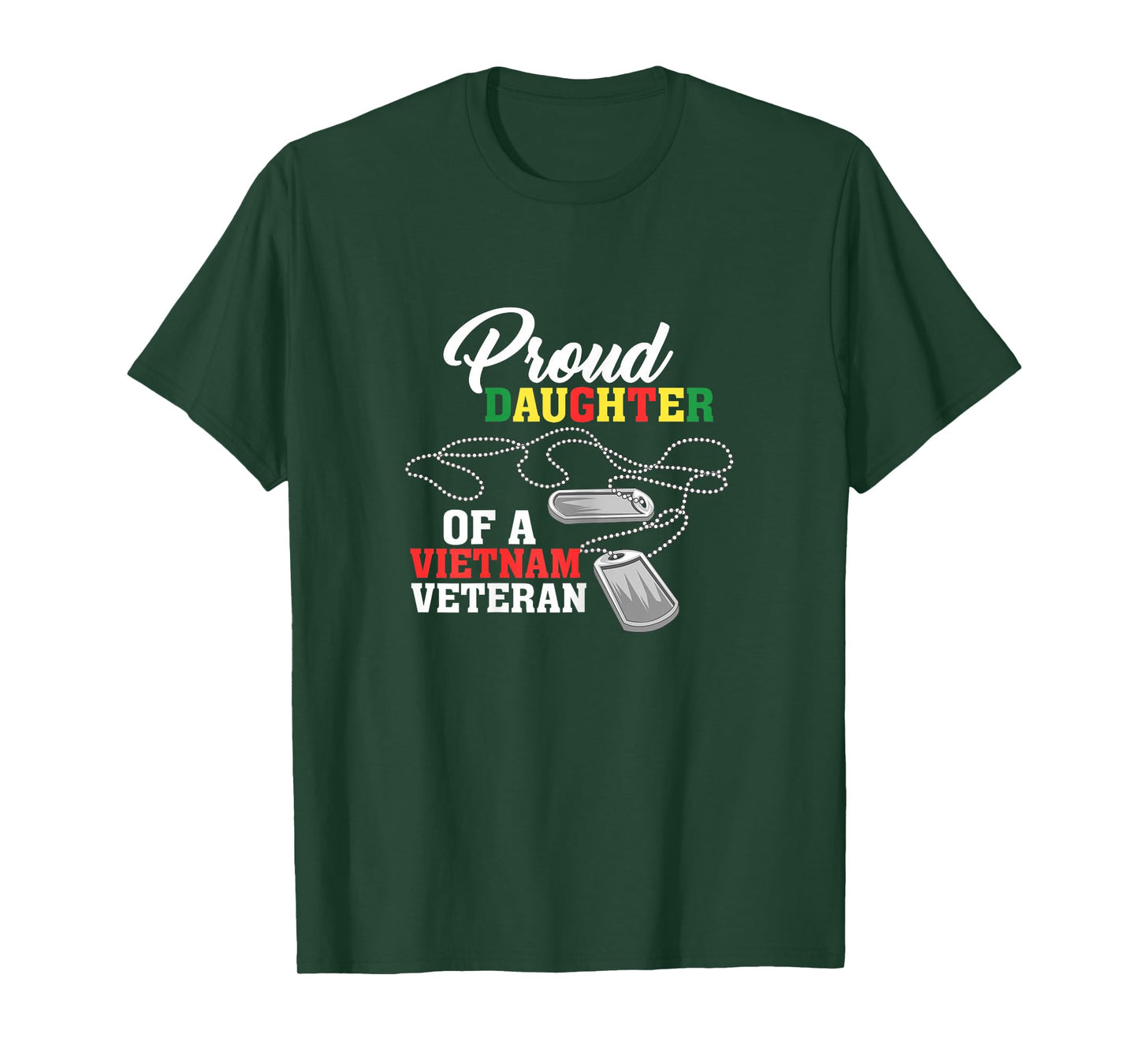 Veteran Daughter Dad Grandpa Vietnam Honorable T-Shirt T-Shirt