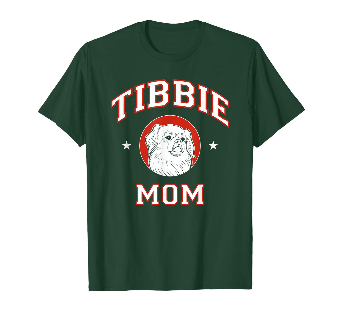Tibetan Spaniel Mom Dog Mother T-Shirt