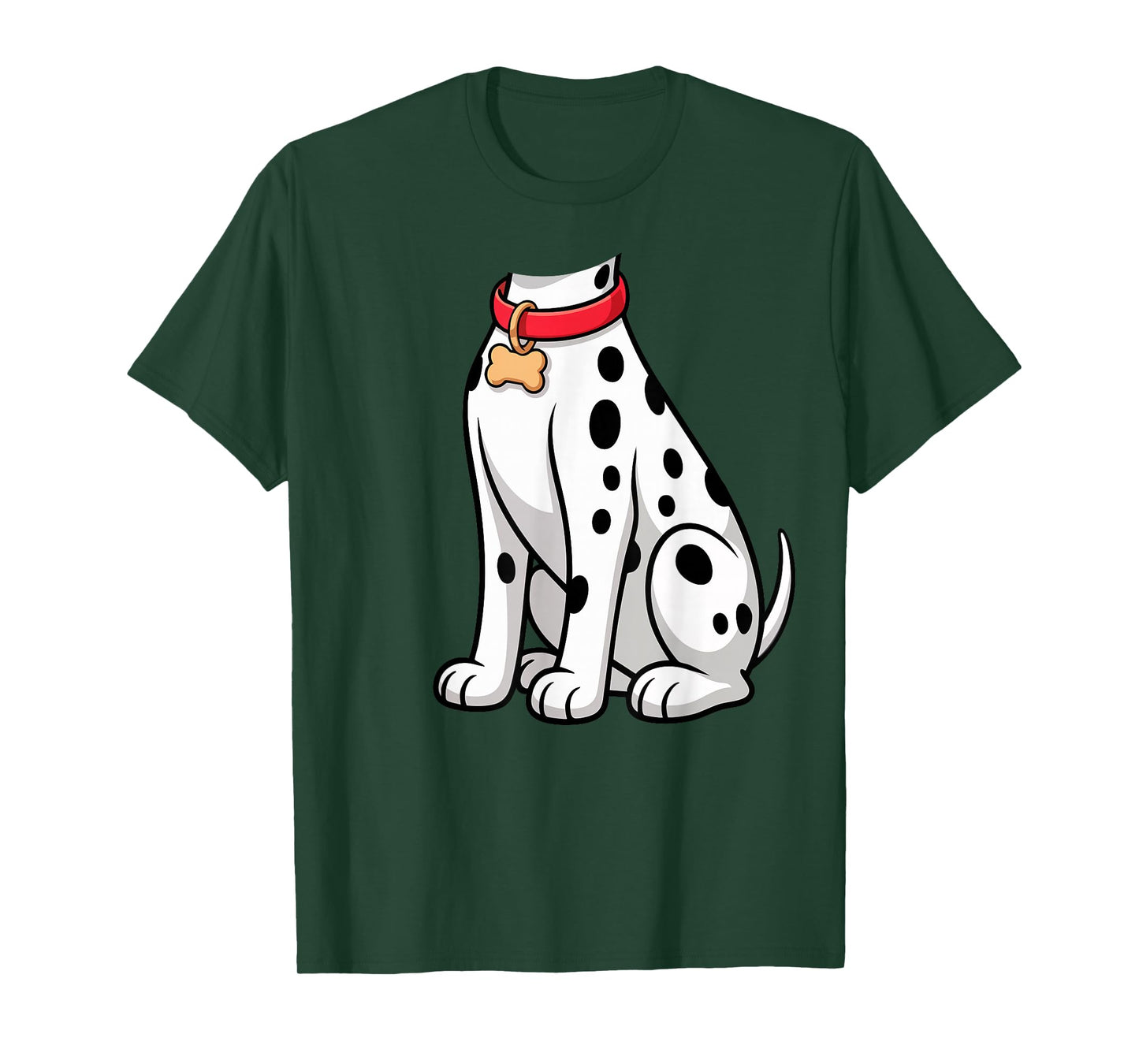 Dalmatian Shirt Adult Men Women Kids Dalmatian Costume T-Shirt