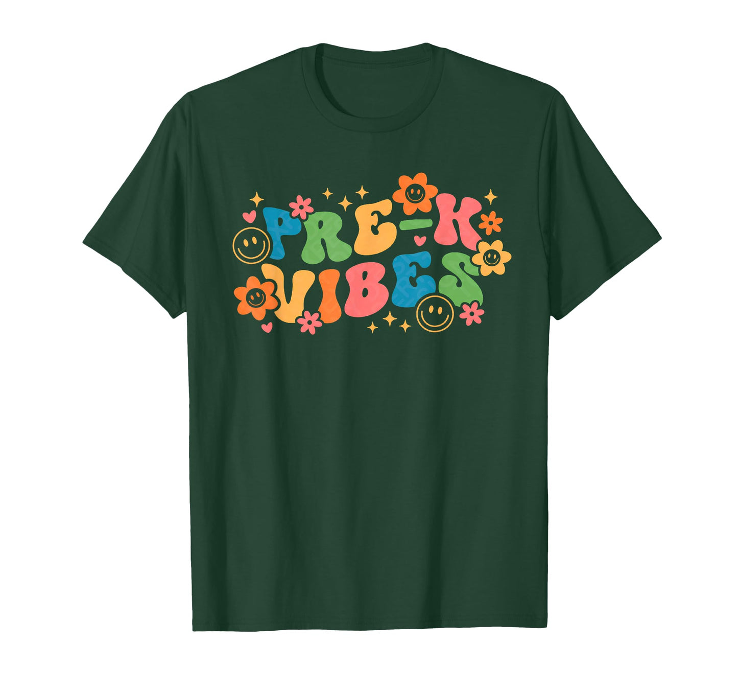 Retro Groovy Shirt Pre-k Vibes School Teacher Student Prek T-Shirt
