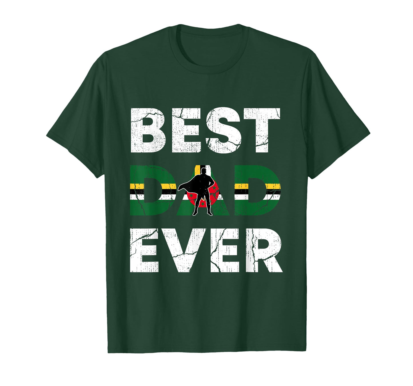 Best Dominican Dad Ever Dominica Daddy Father's Day Gift T-Shirt