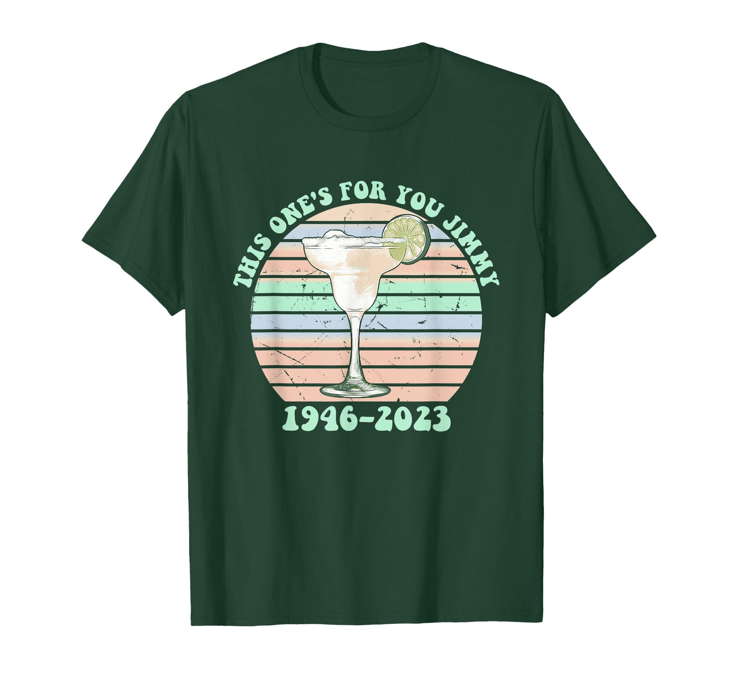 This One's For You Jimmy 1946-2023 Drinking Lover Hippie T-Shirt