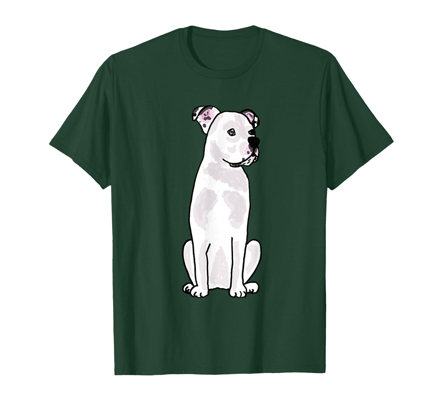 Smiletodaytees Cool White American Bulldog T-shirt T-Shirt