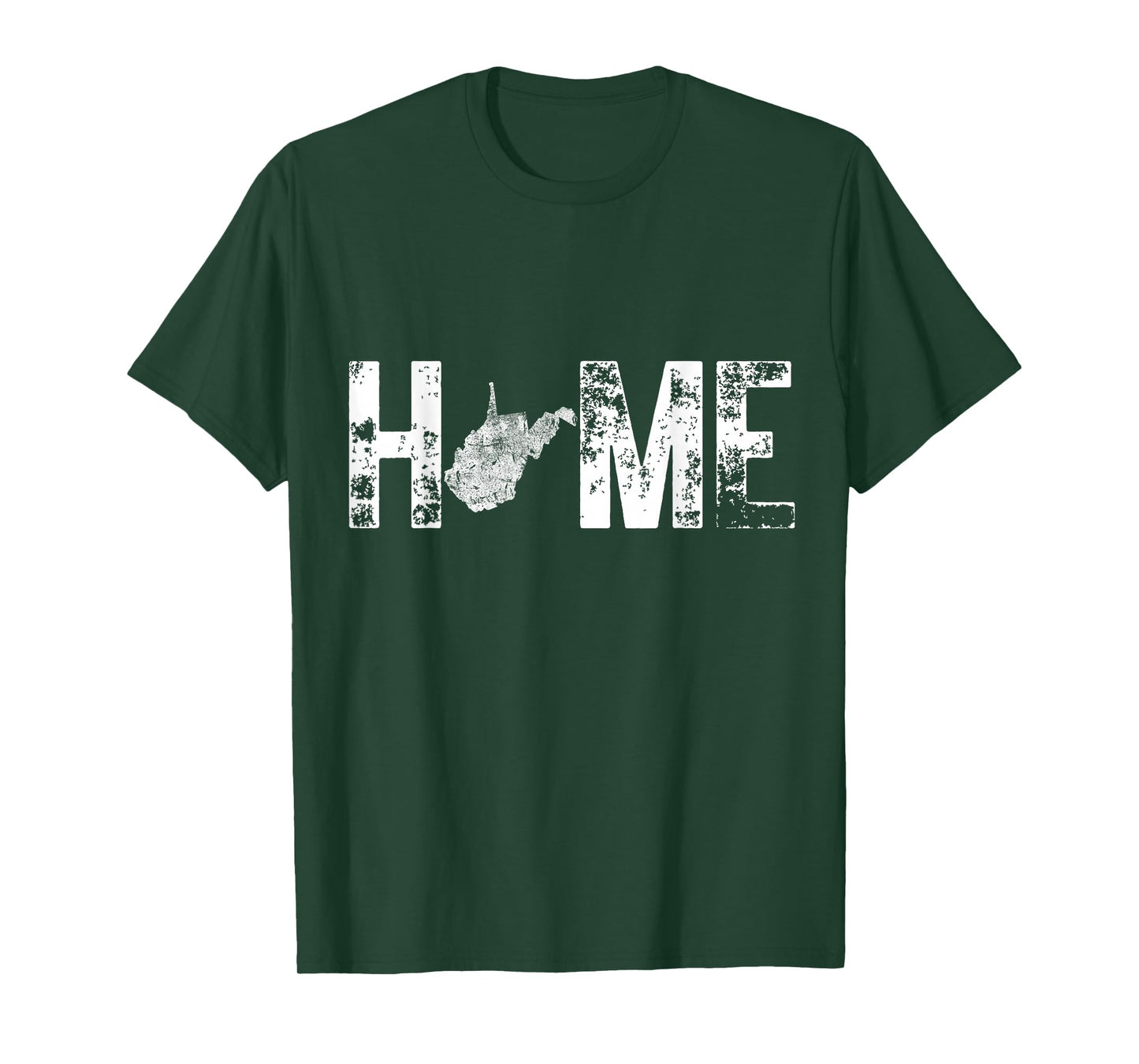 West Virginia Map Home WV Vintage T-Shirt