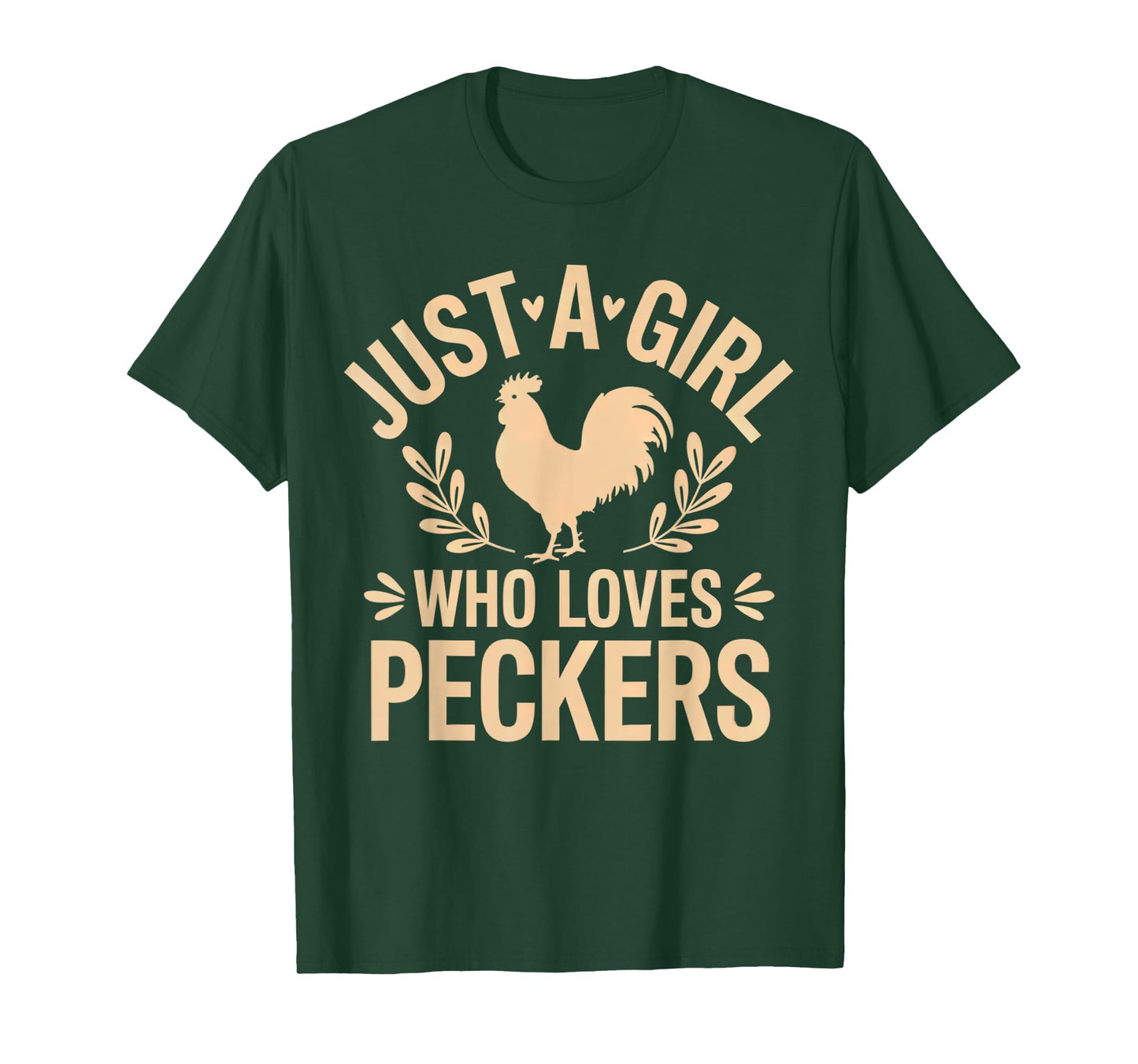 Just a Girl Who Loves Peckers Vintage women Retro T-Shirt