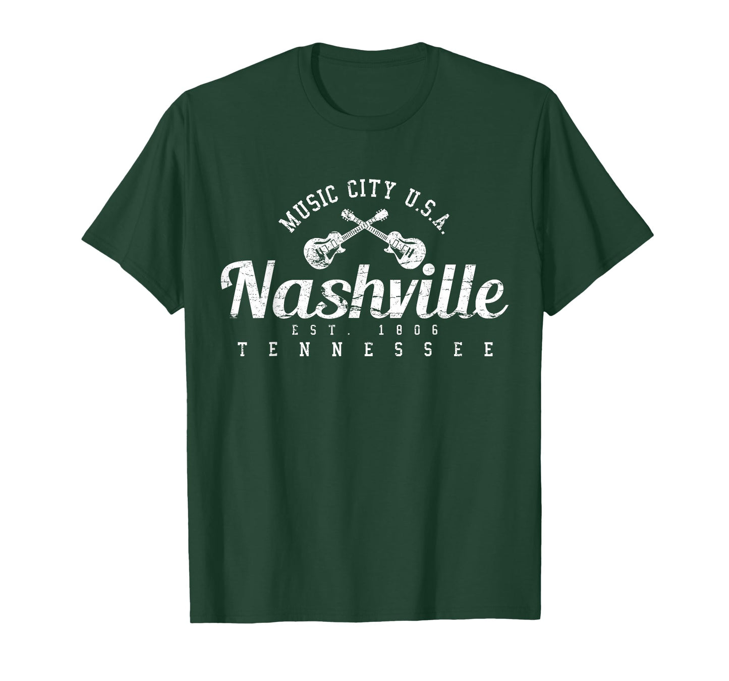 Nashville T-Shirt Tennessee Country Music USA Shirt Gift T-Shirt