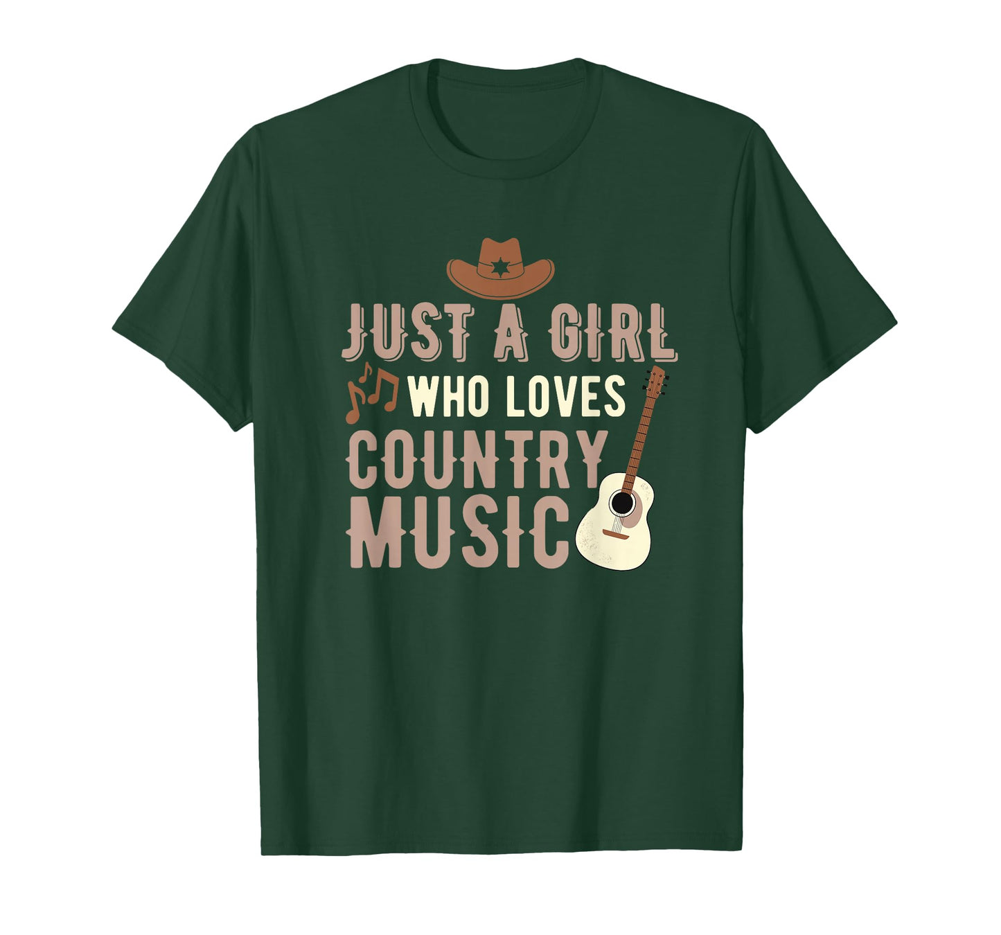 Just A Girl Who Loves Country Music T-Shirt Small