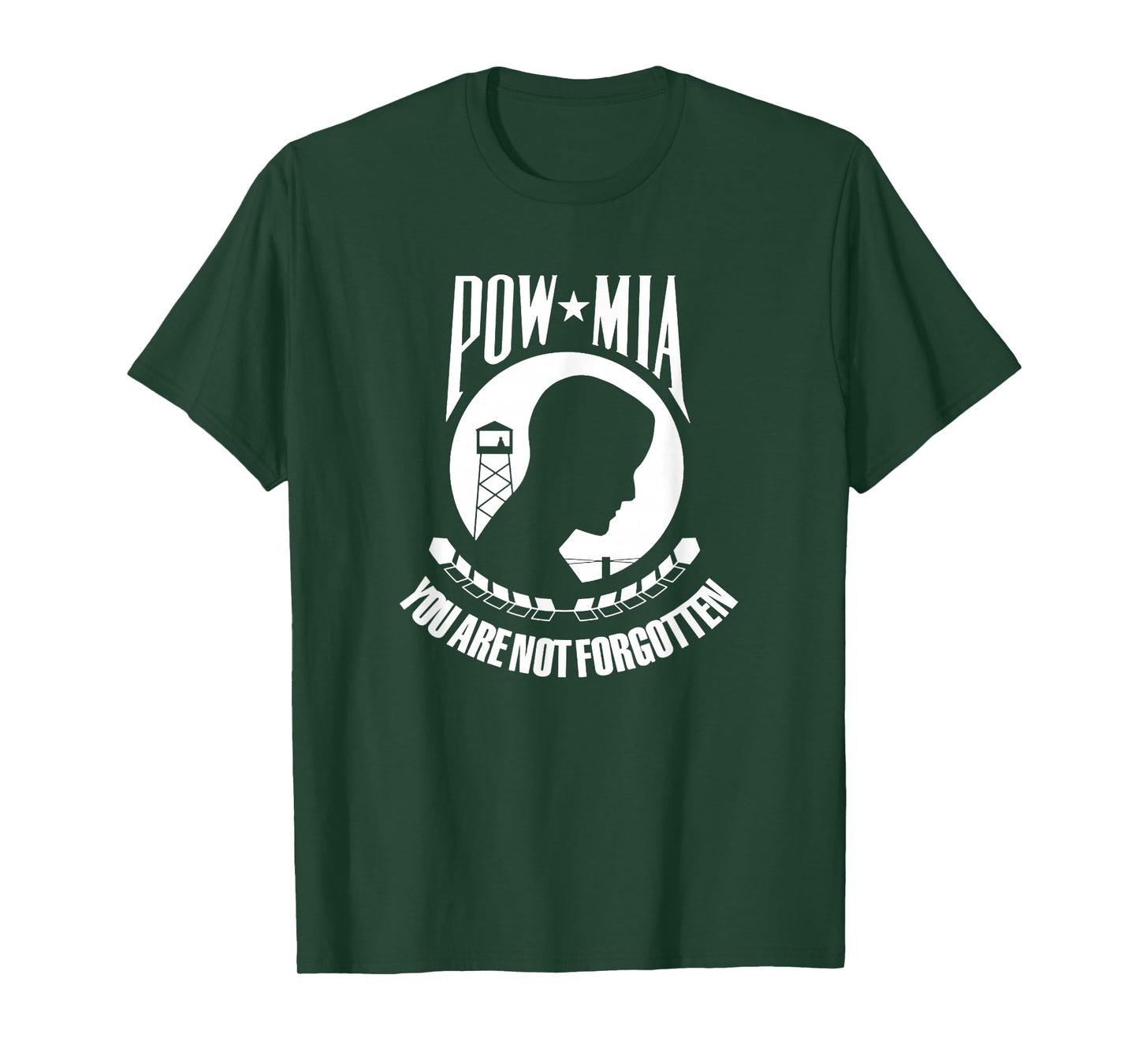 POW MIA Flag You Are Not Forgotten USA T-Shirt T-Shirt