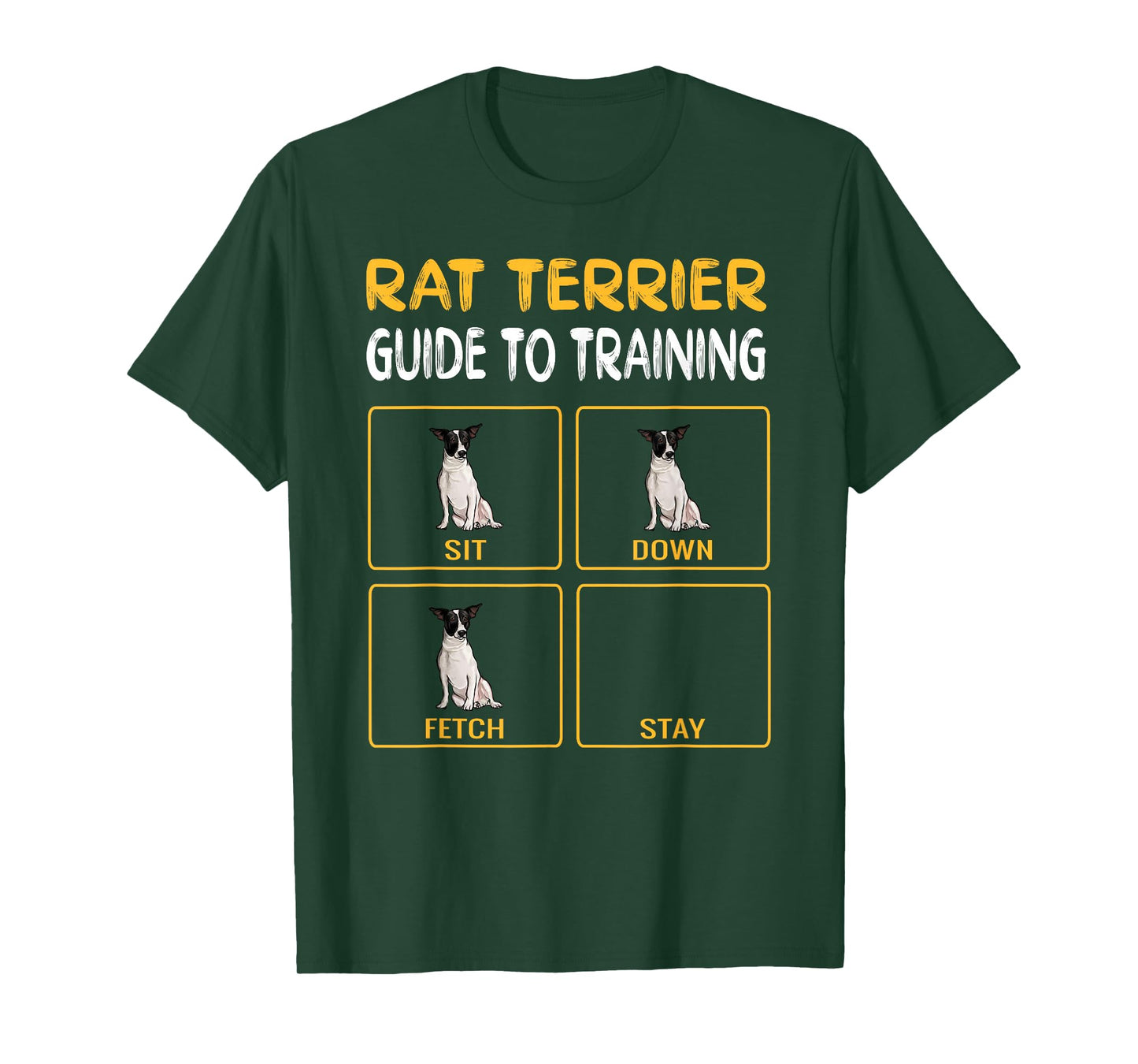 Funny Rat Terrier Guide to Training Dog Obedience Trainer T-Shirt