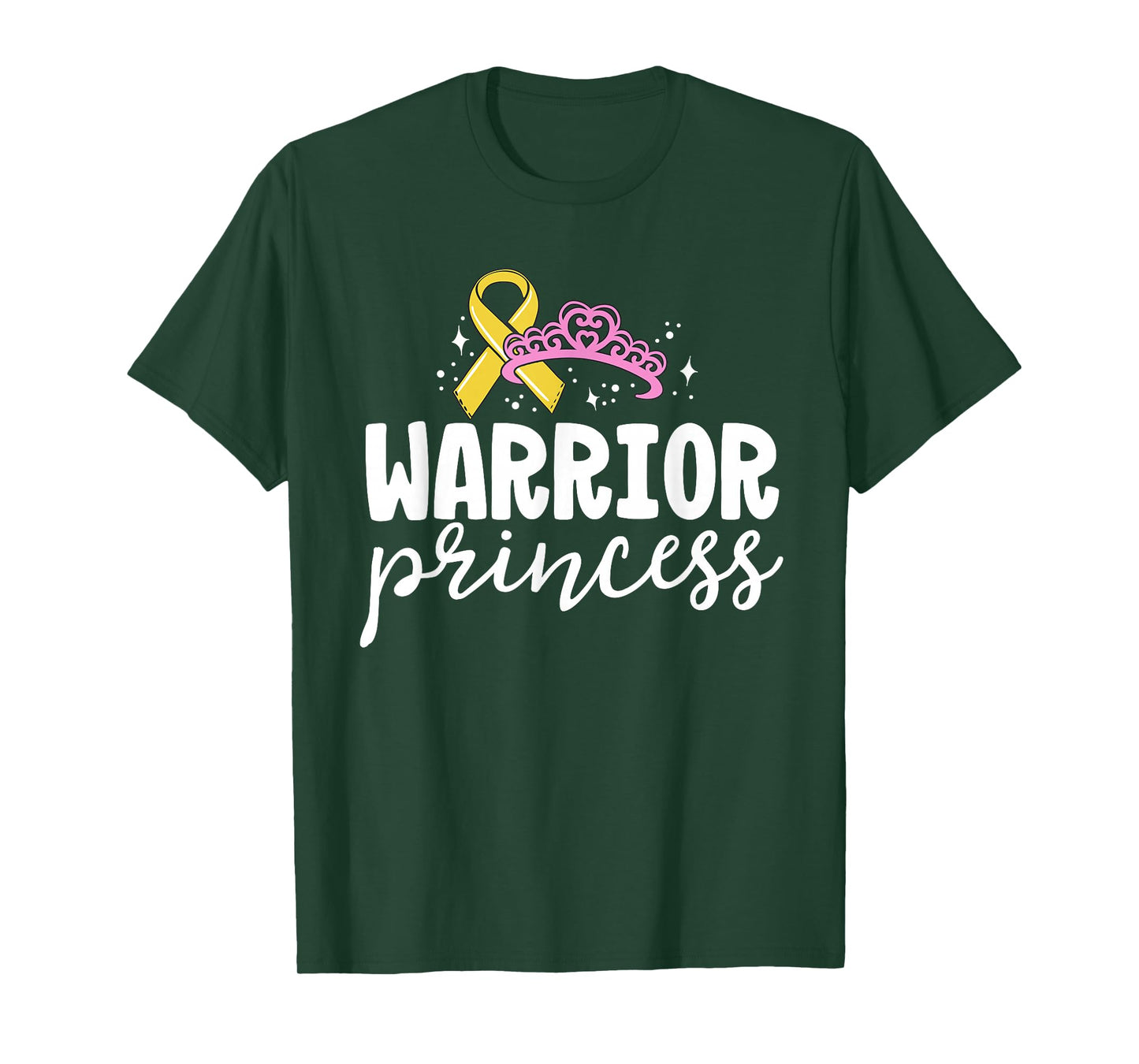 Childhood Cancer Shirts for Kids Boy Girl Warrior Princess T-Shirt