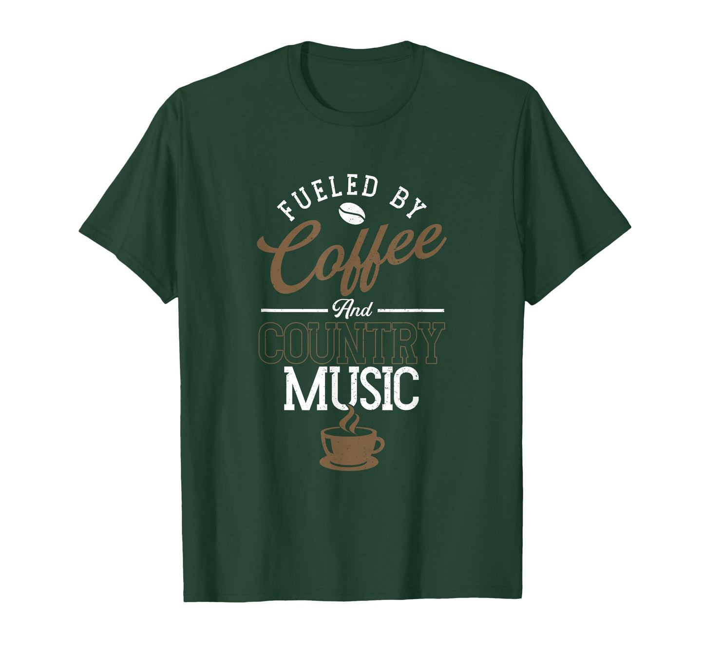 Fueled By Coffee And Country Music | Line Dancing T-Shirt
