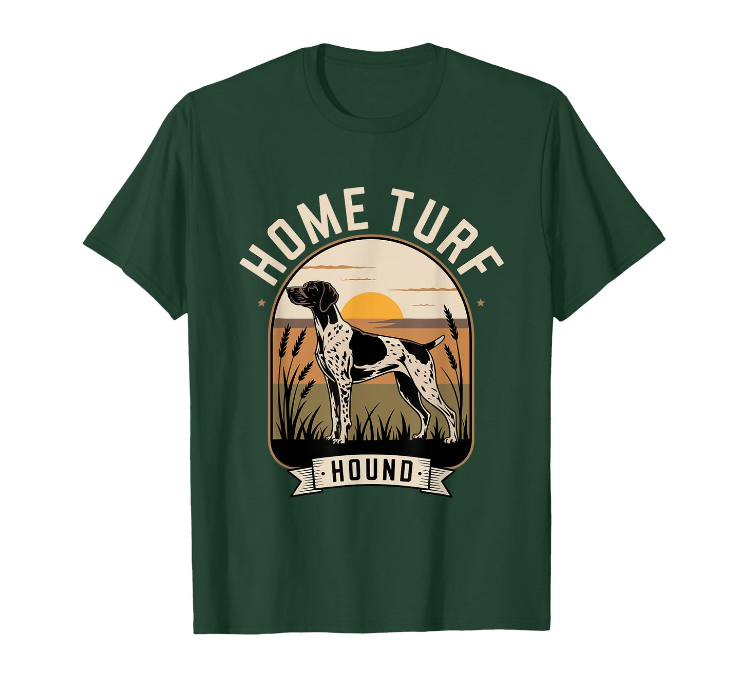Home Turf Hound German Shorthaired Pointer Outdoor Dog T-Shirt