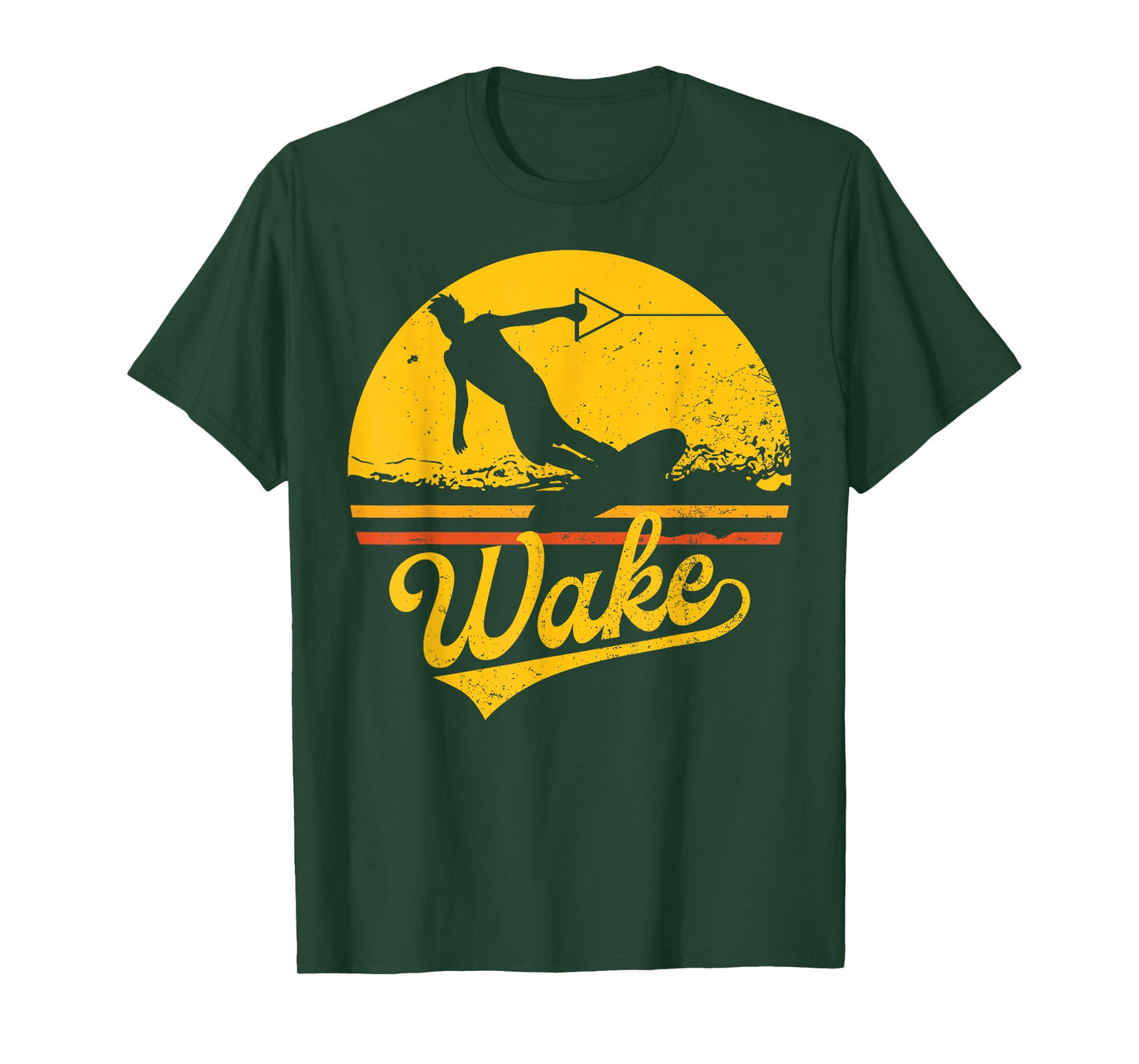 Vintage Wakeboard Sunset Fan Gift Wakeboarder wakeboarding T-Shirt