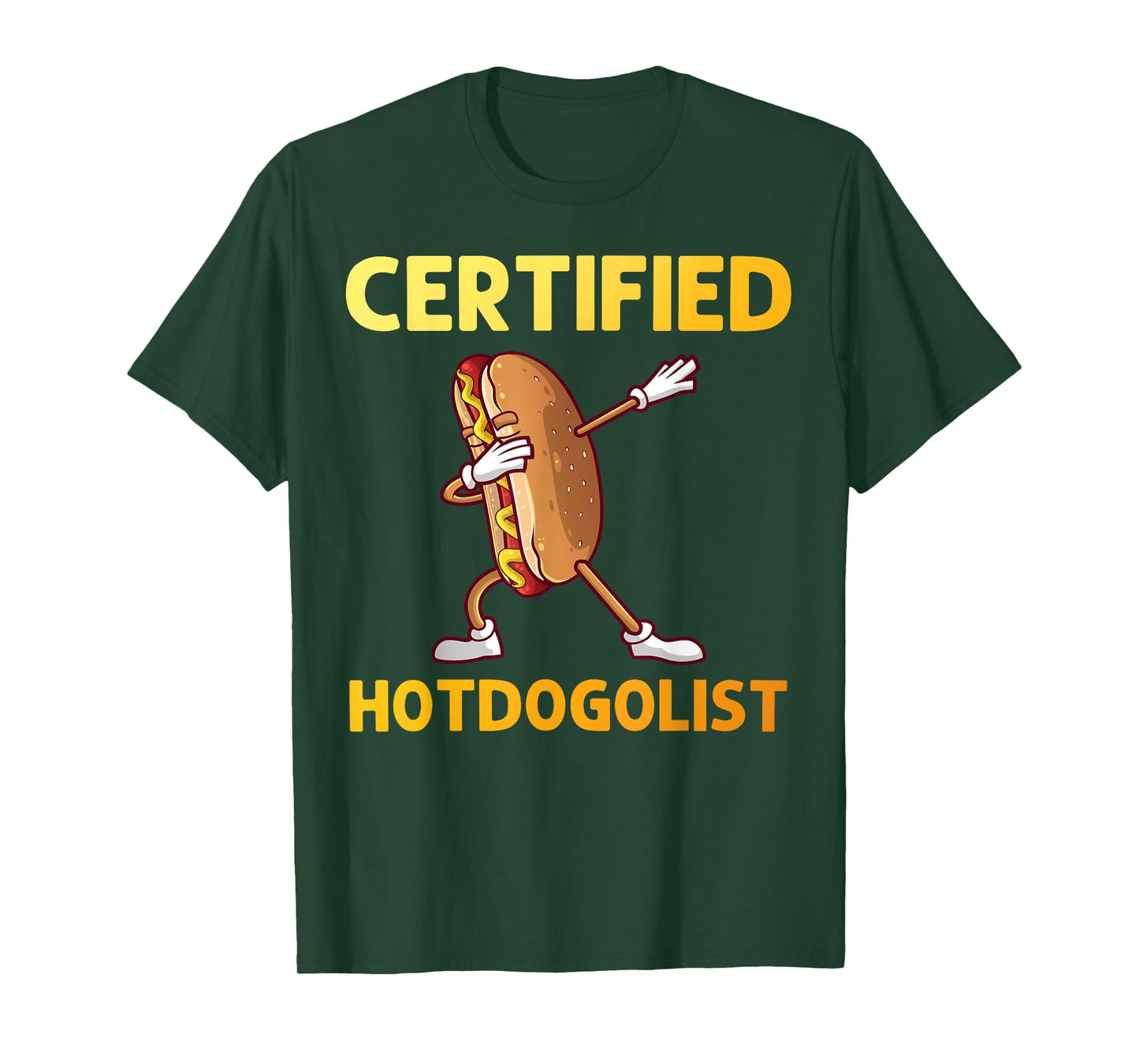 Cool Hotdog Outfit for Men Women Adult Hotdog Hot Dog Lover T-Shirt