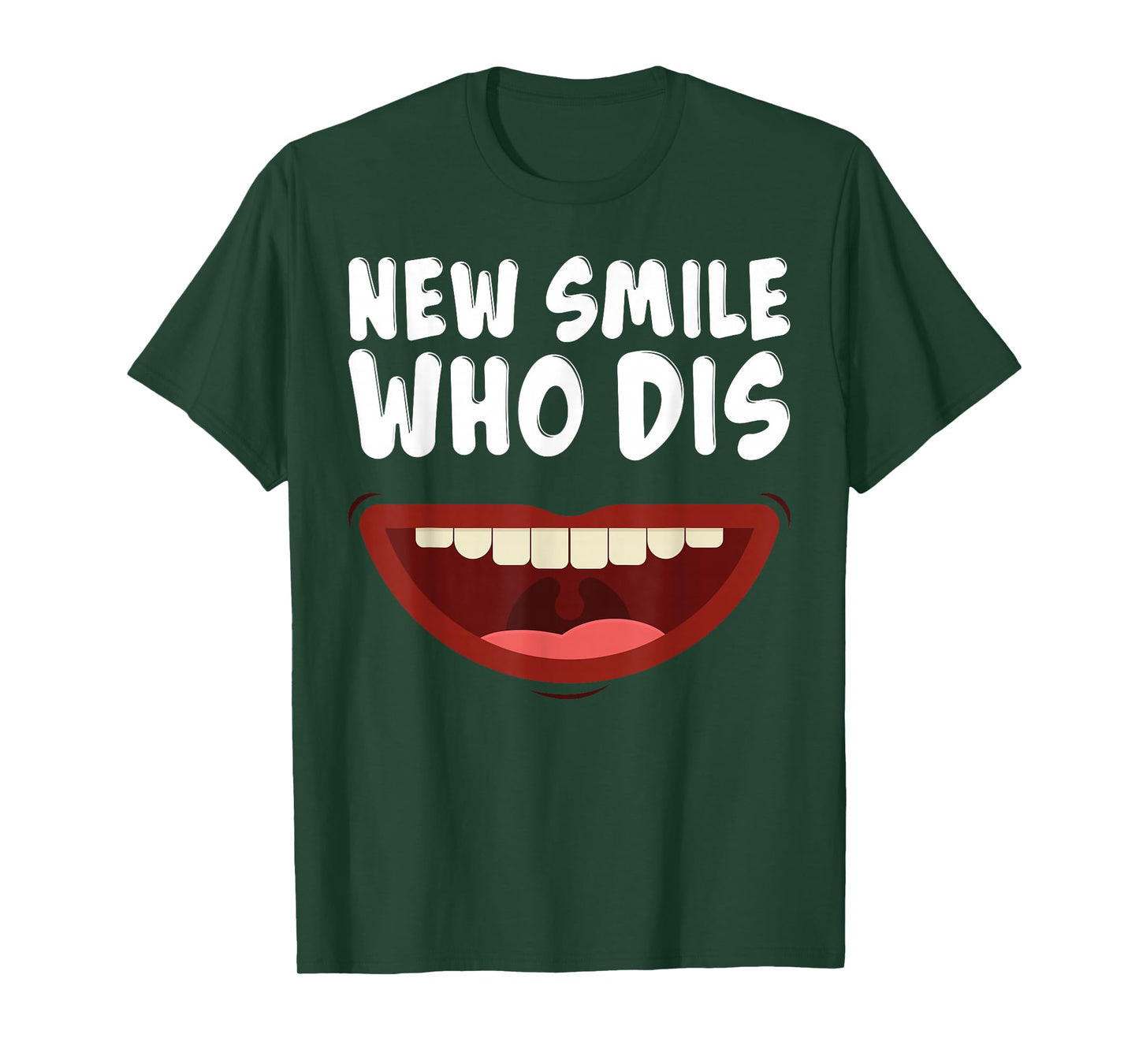 New Smile Who Dis Braces Off Teeth Gift T-Shirt