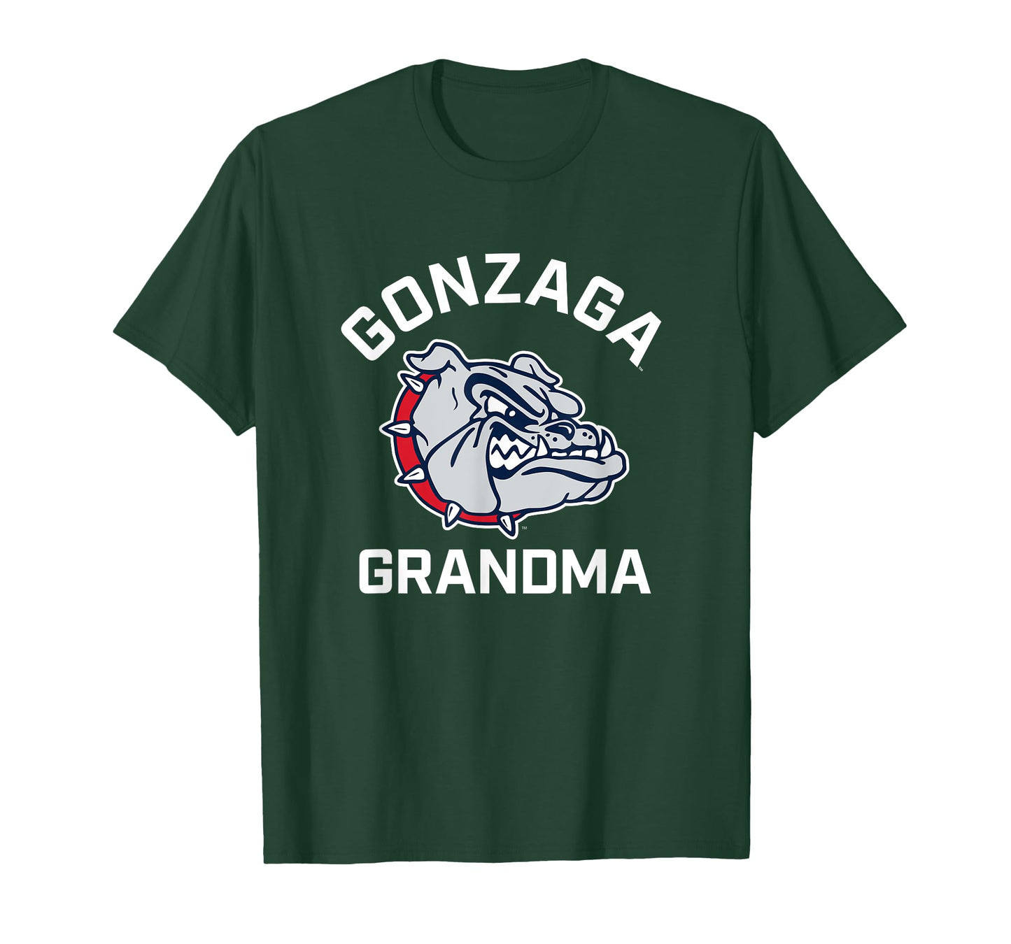 Gonzaga University Bulldogs Arched Grandma T-Shirt