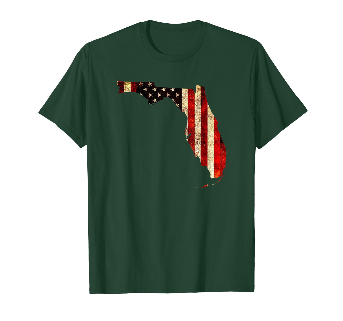Florida American Flag T-Shirt / Stars and Stripes Shirt