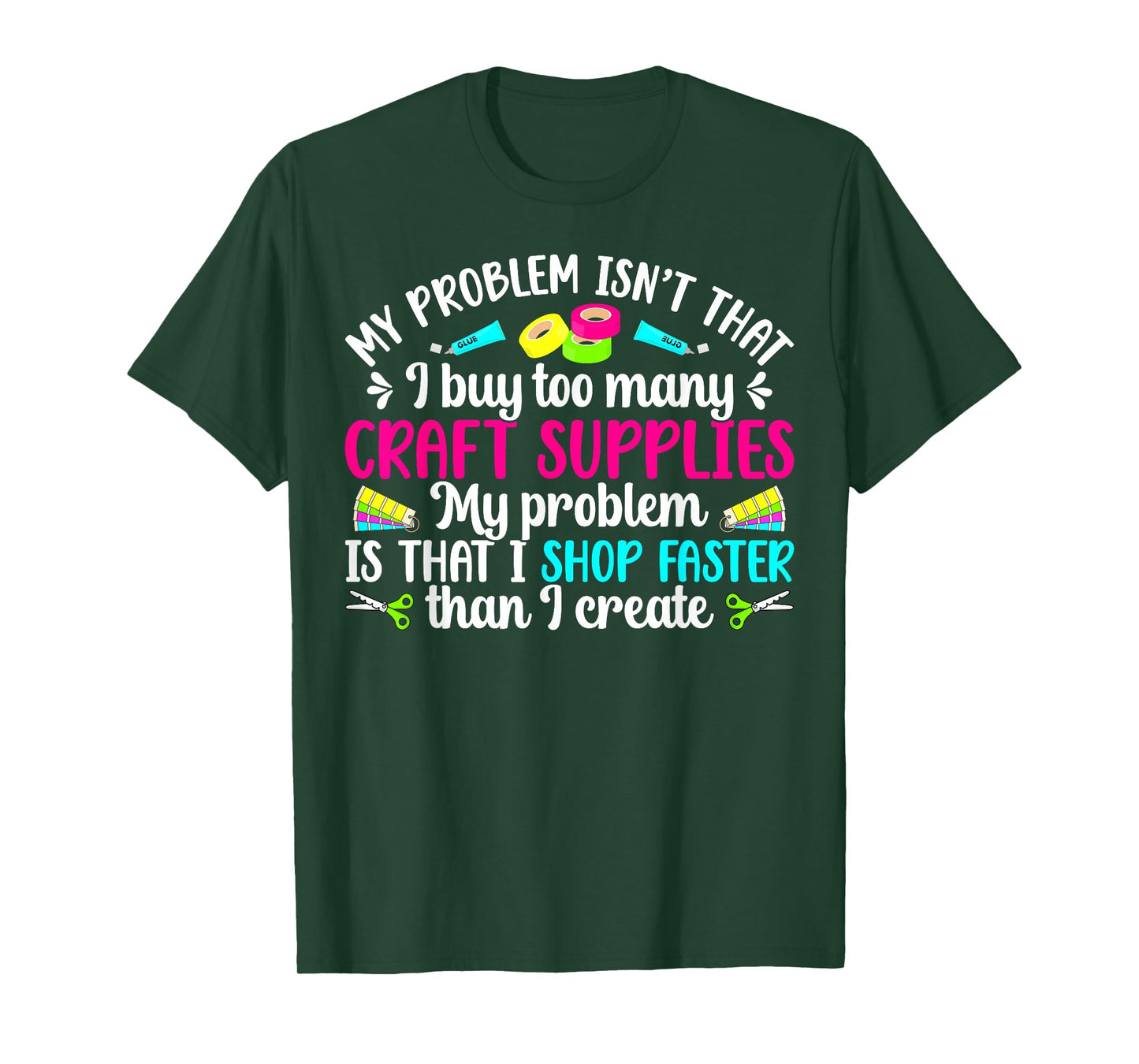 Craft Supplies Crafter Funny Crafting T-Shirt