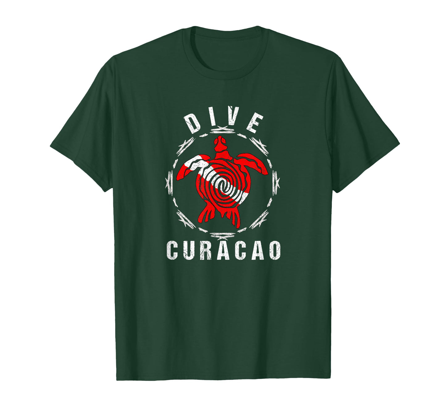 Dive Curacao Shirt Vintage Tribal Turtle Gift T-Shirt
