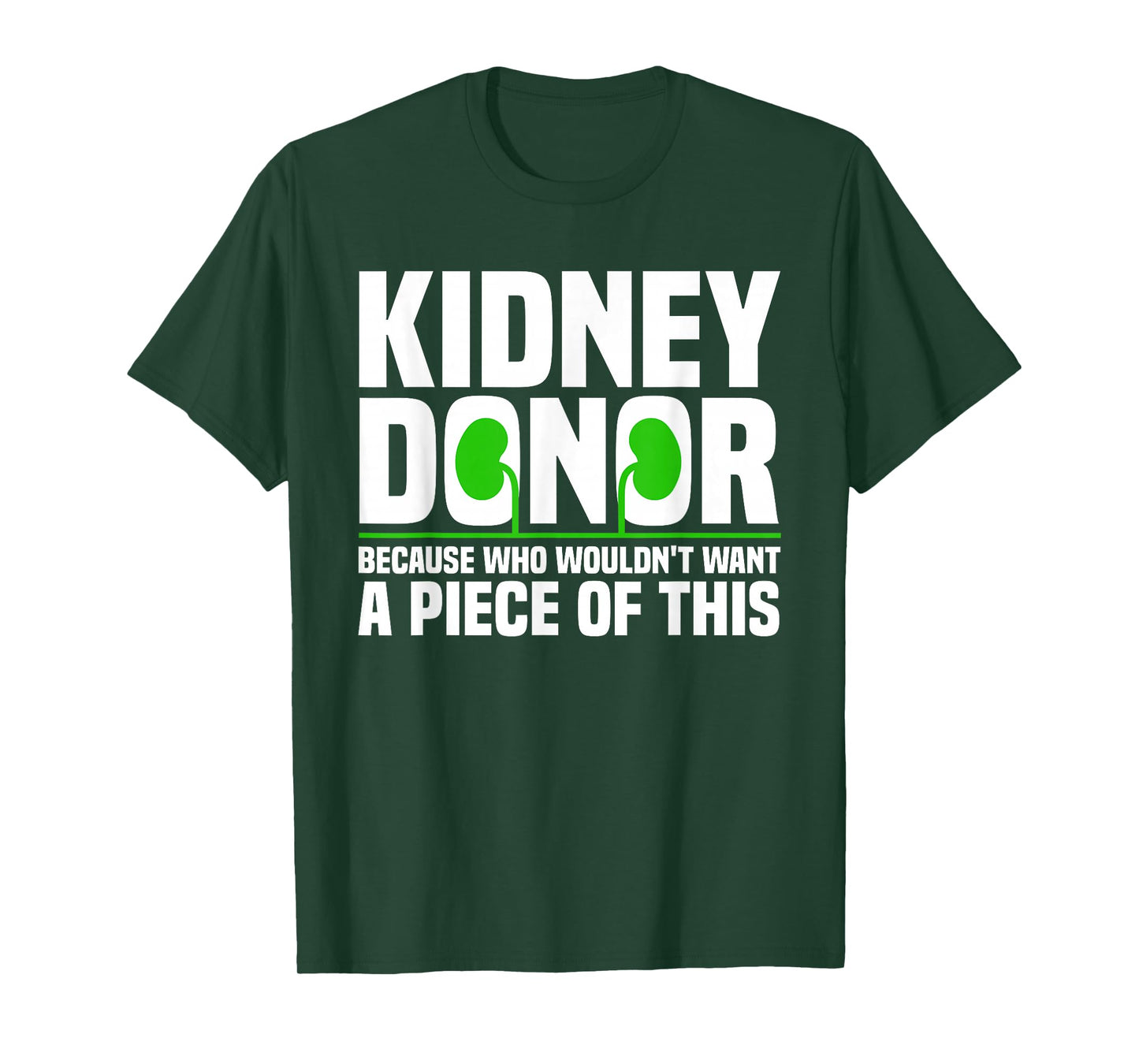 Cool Kidney Donor Art for Men Women Organ Donation Awareness T-Shirt Small