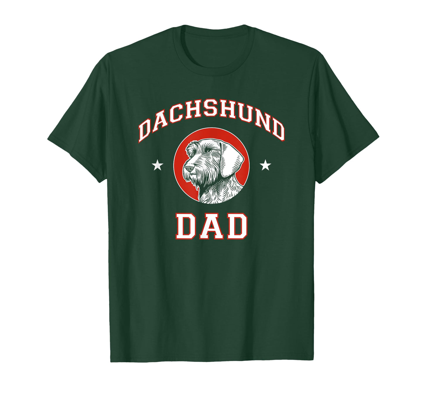 Wirehaired Dachshund Dad Dog Father T-Shirt