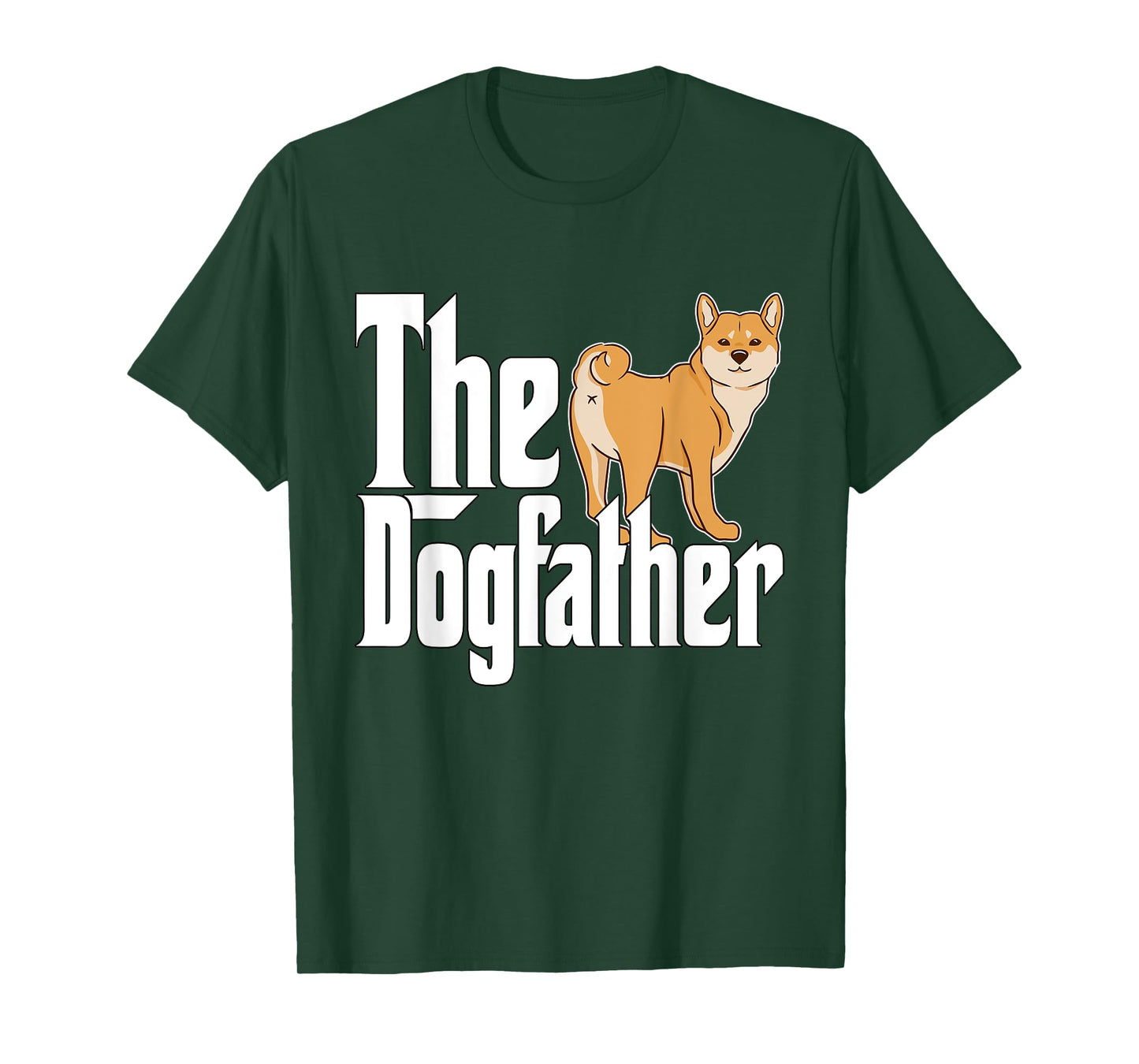 Shiba Inu Dog Dad Dogfather Dogs Daddy Father T-Shirt for Men Women