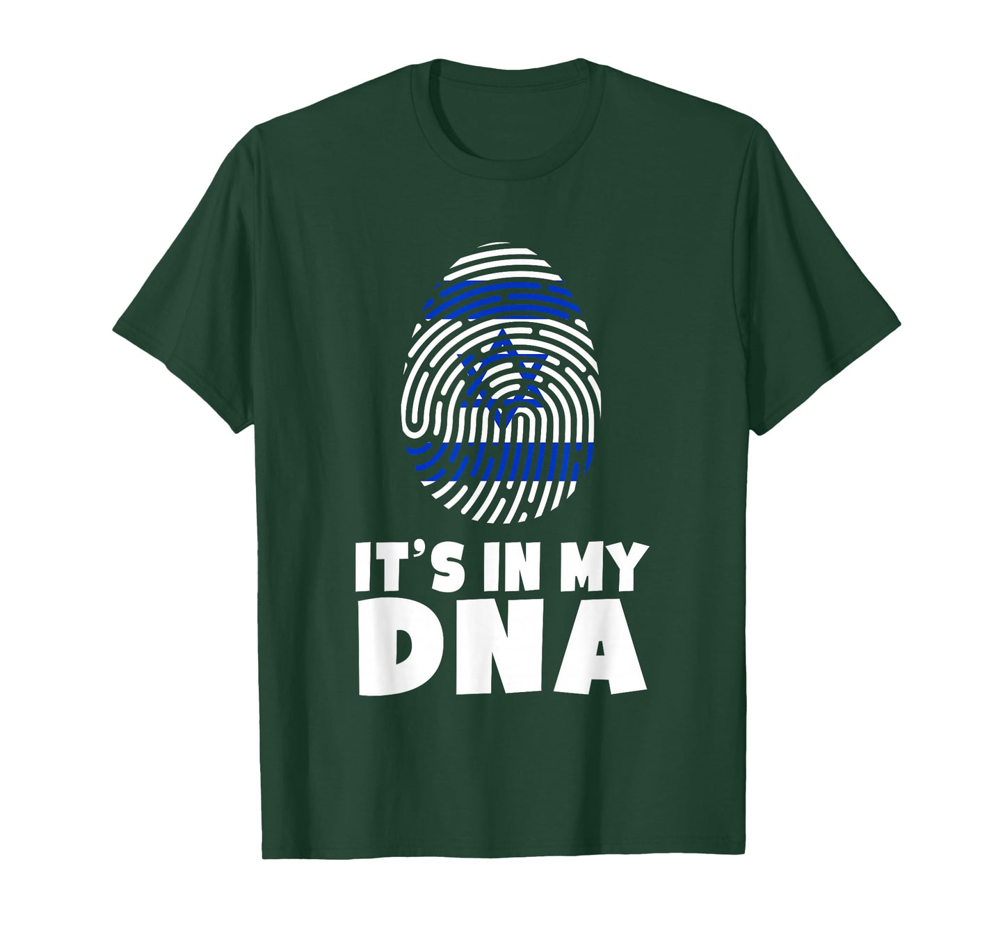 It's In My DNA Jewish Israel Flag Proud Hebrew Roots Gift T-Shirt