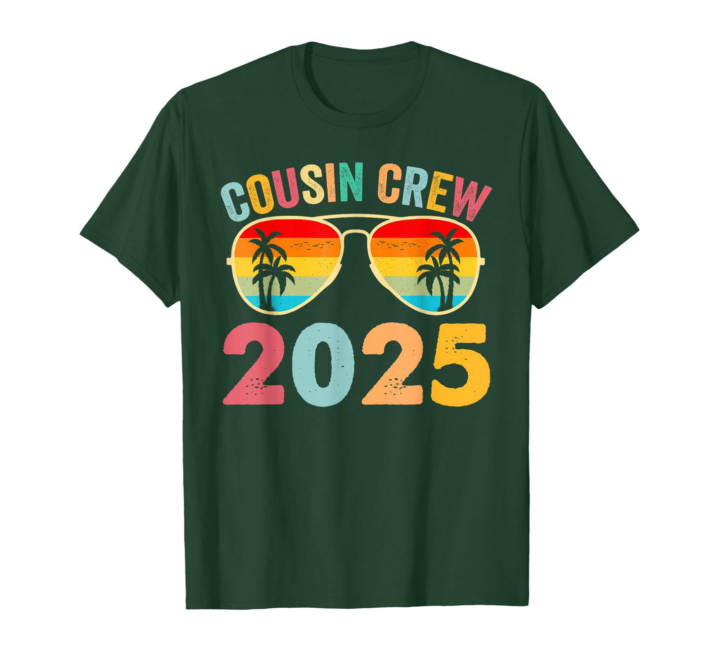 Cousin Crew 2025 Summer Vacation Beach Family Trip Matching T-Shirt