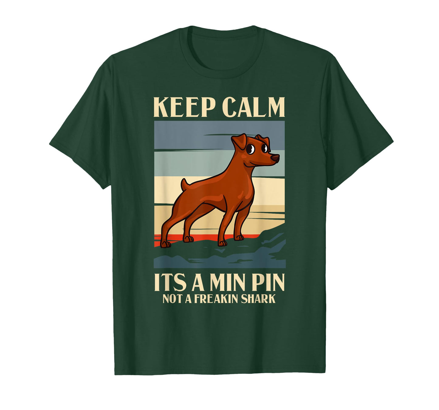 Miniature Pinscher Dog Puppies Owner Lover T-Shirt for Men Women Kids