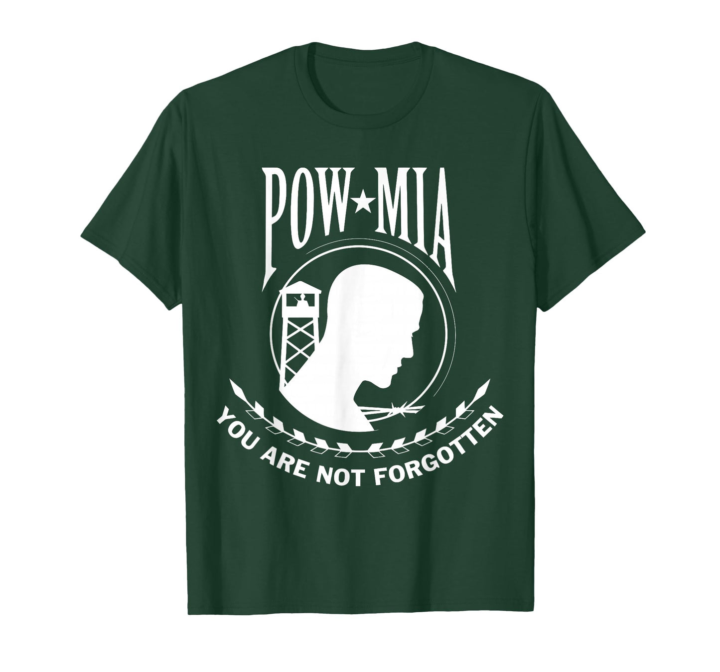 POW MIA Flag You Are Not Forgotten USA T-Shirt T-Shirt
