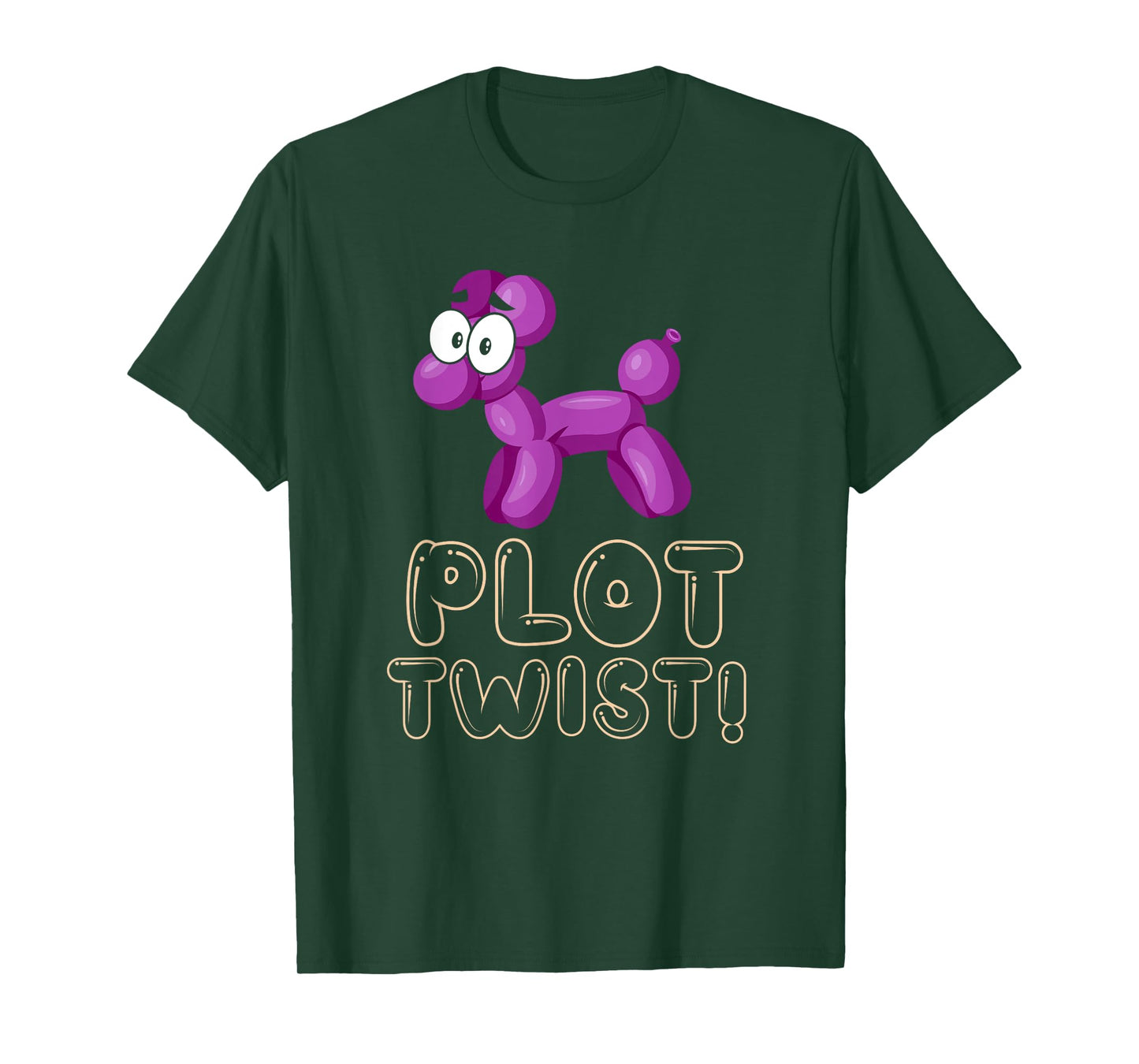 Funny Balloon Animals Meme Dog Plot Twist Balloon Pun T-Shirt for Men Women