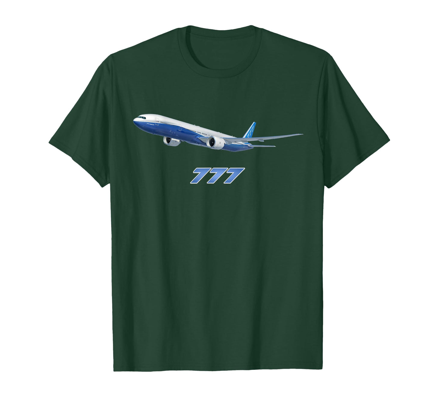 Airline Jet 777 Aircraft Commercial Aircraft Jumbo Jet T-Shirt