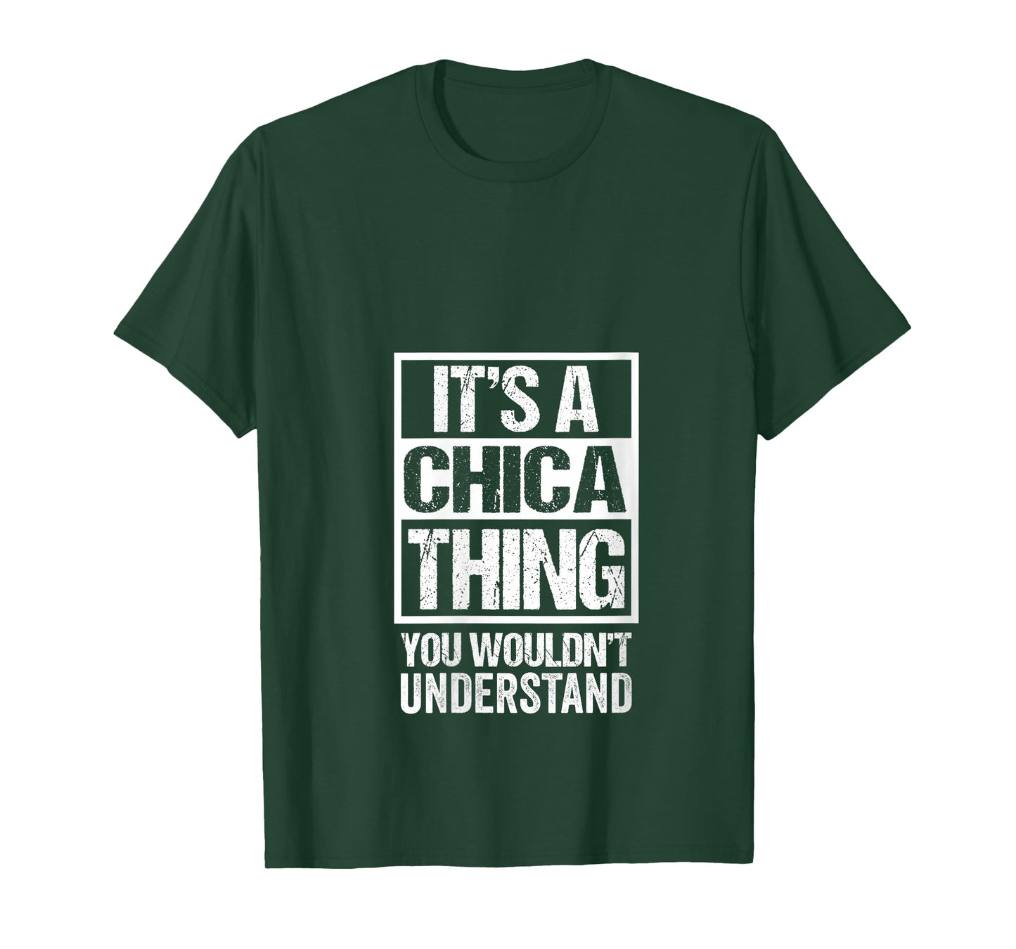 Womens It's A Chica Thing You Wouldn't Understand V-Neck T-Shirt