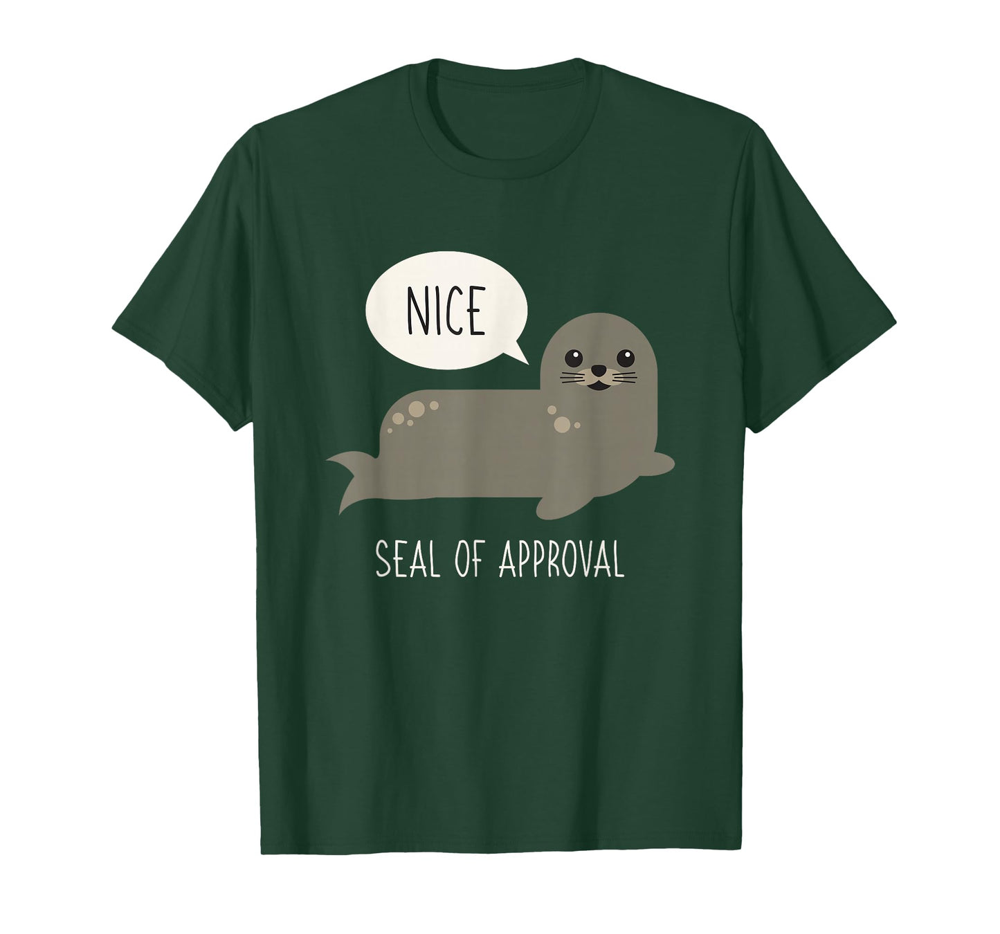 Seal of Approval Funny Animal Pun Tshirt Pun Gifts T Shirt T-Shirt