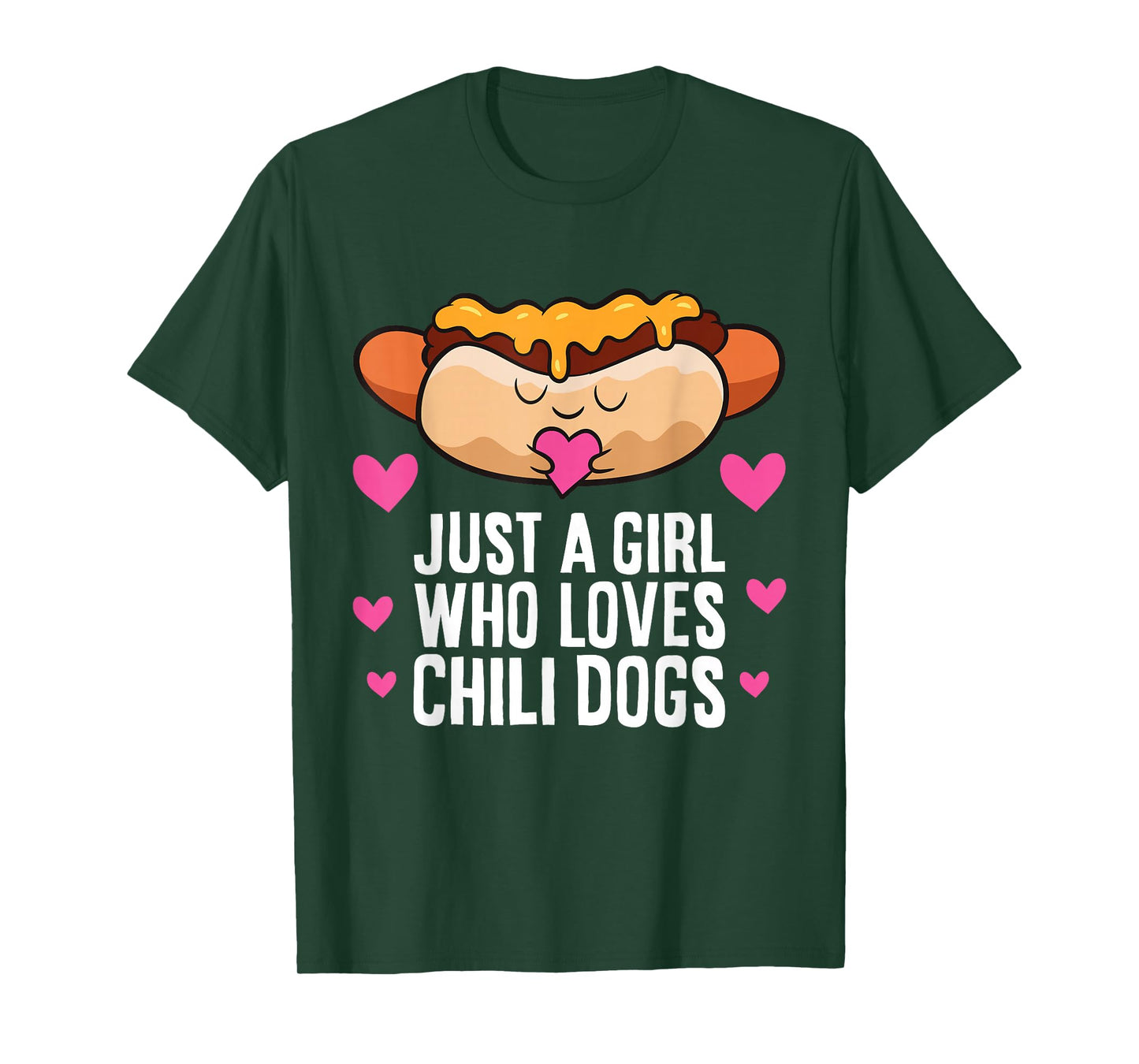 Just A Girl Who Loves Chili Dogs T-Shirt