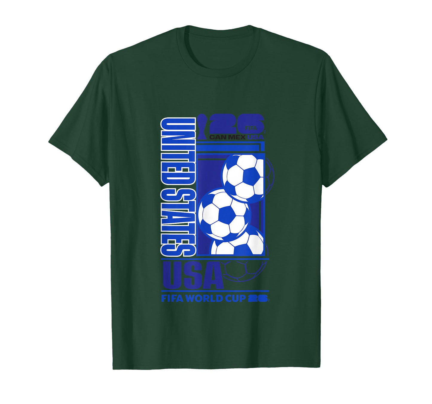 FIFA WORLD CUP26 USA Host Country Football T-Shirt
