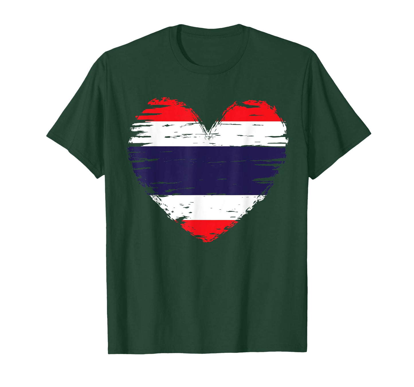 Thailand Heart Outfit - Thailand Heart Flag I love Thailand T-Shirt
