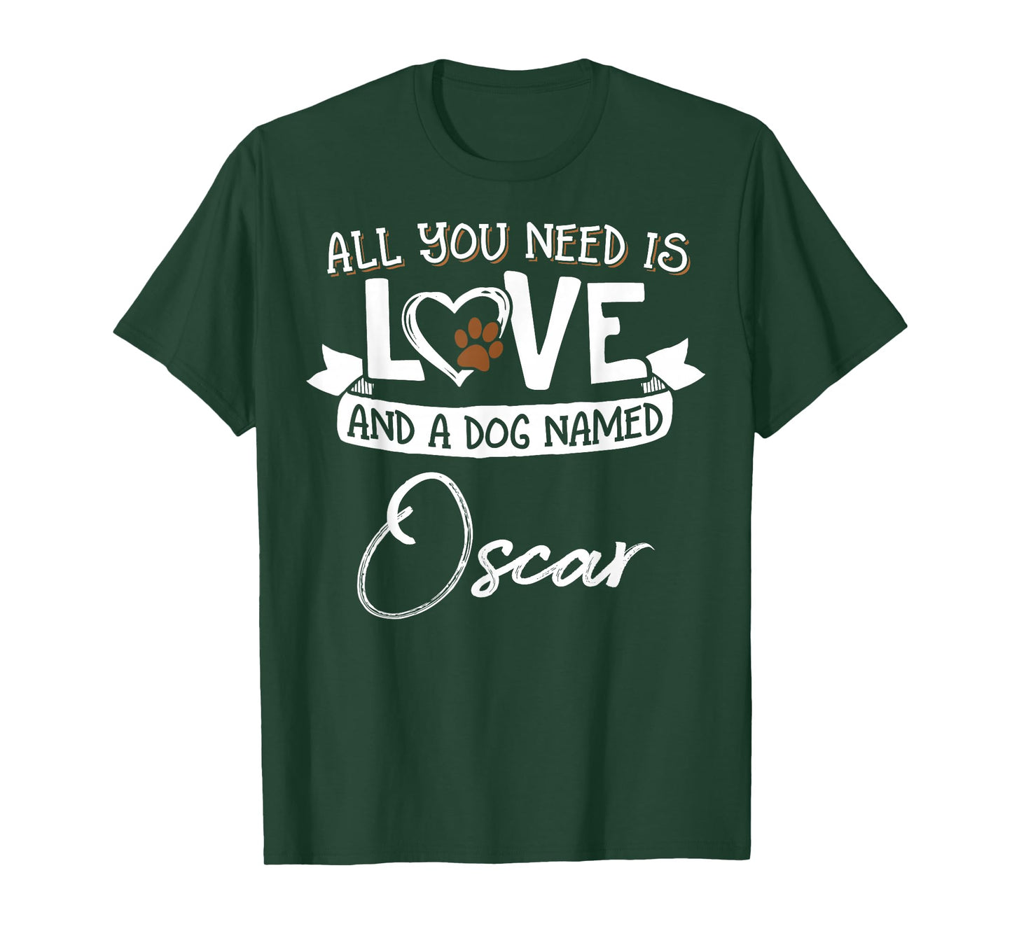 Cute Dog Named Oscar Shirt for Women and Men T-Shirt
