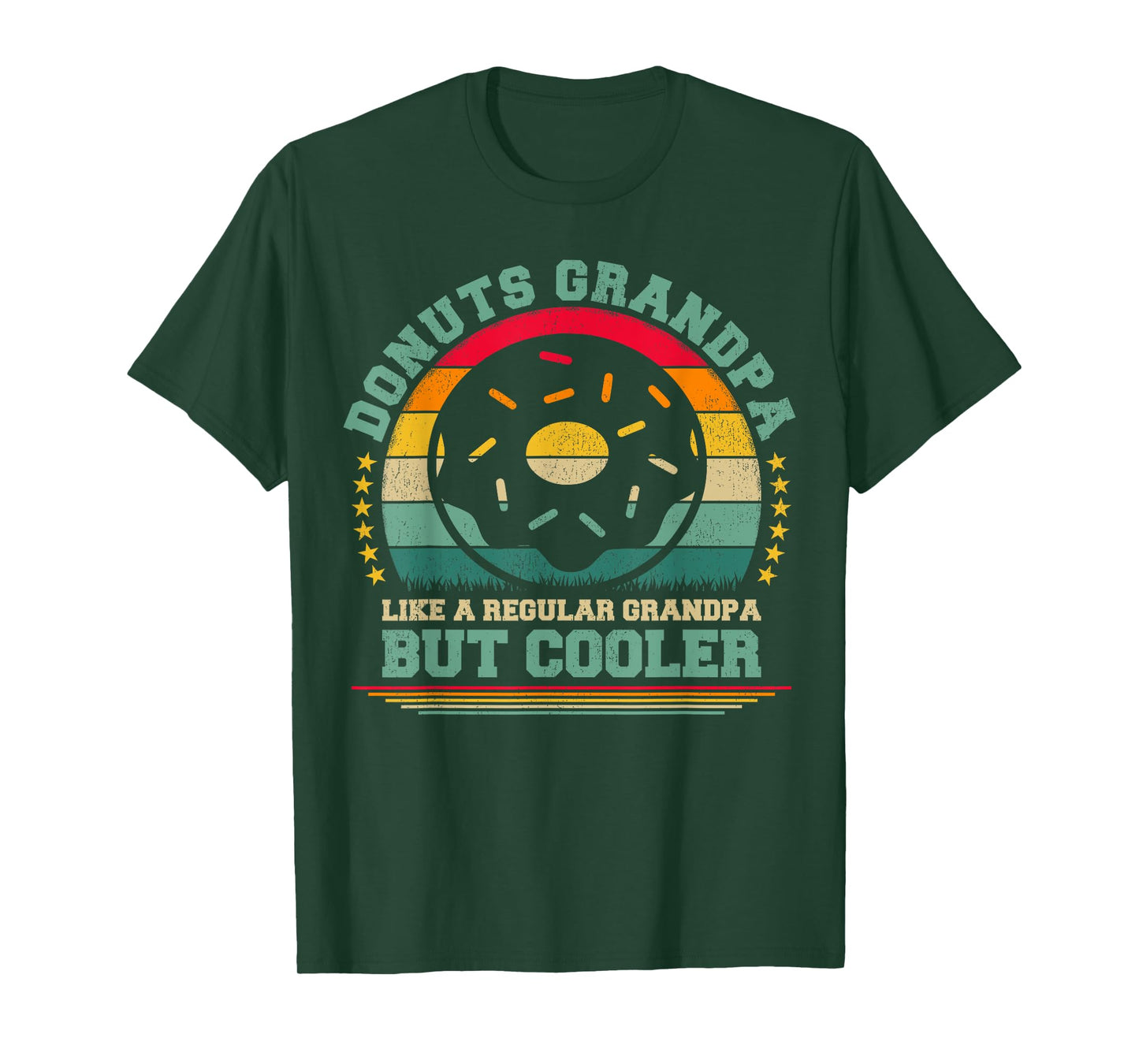 Donuts Grandpa Like A Regular Grandpa Father's Day T-Shirt
