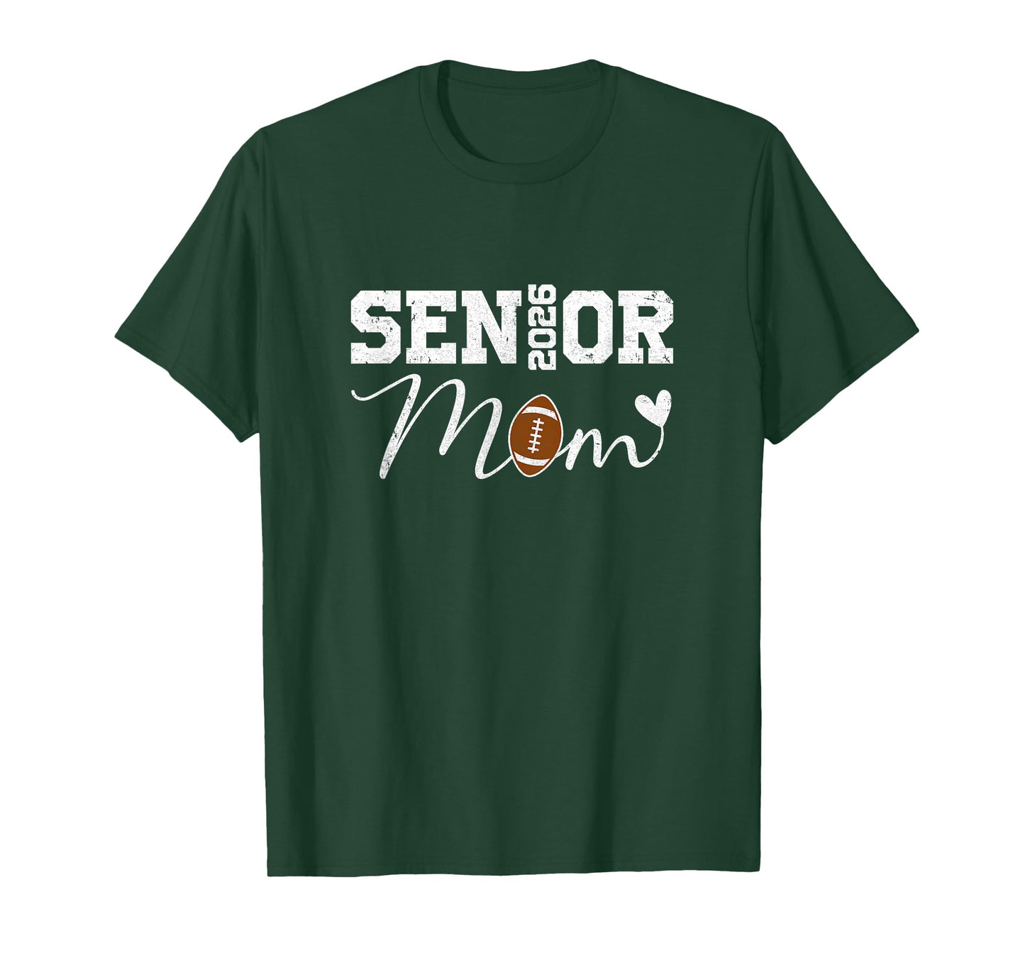 Senior Mom 2026 Football Mommy Class of 2026 Graduation T-Shirt