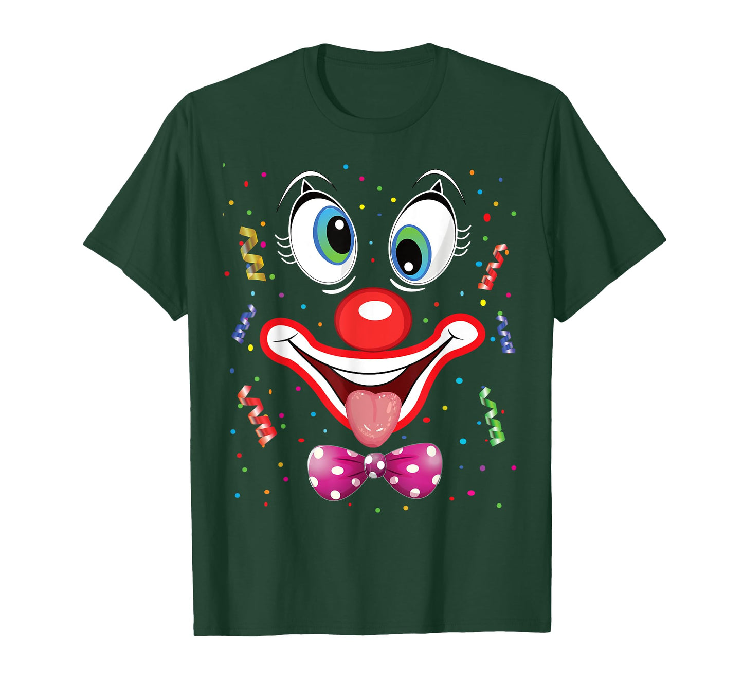 Carnival Clown Face Circus Costume Kids Men Women Carnivals T-Shirt