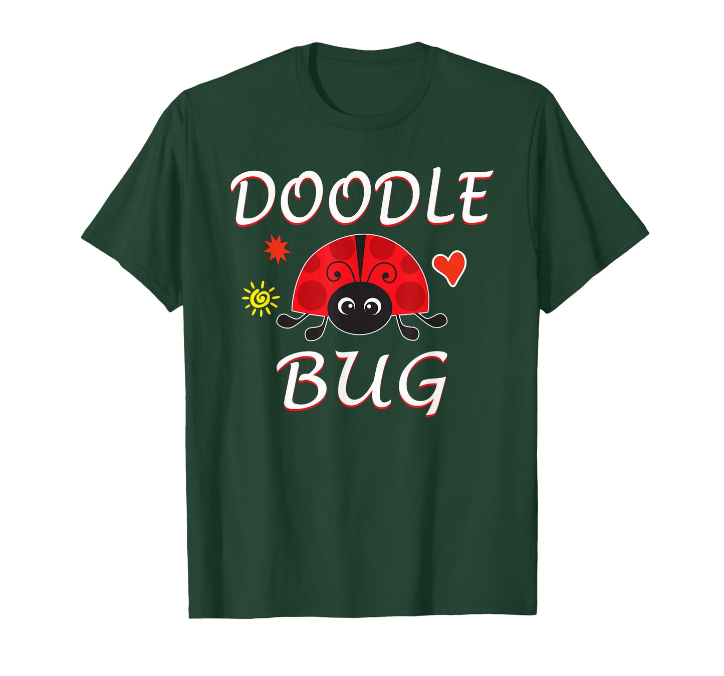 Doodle Bug Funny Doodle Ladybug T-Shirt