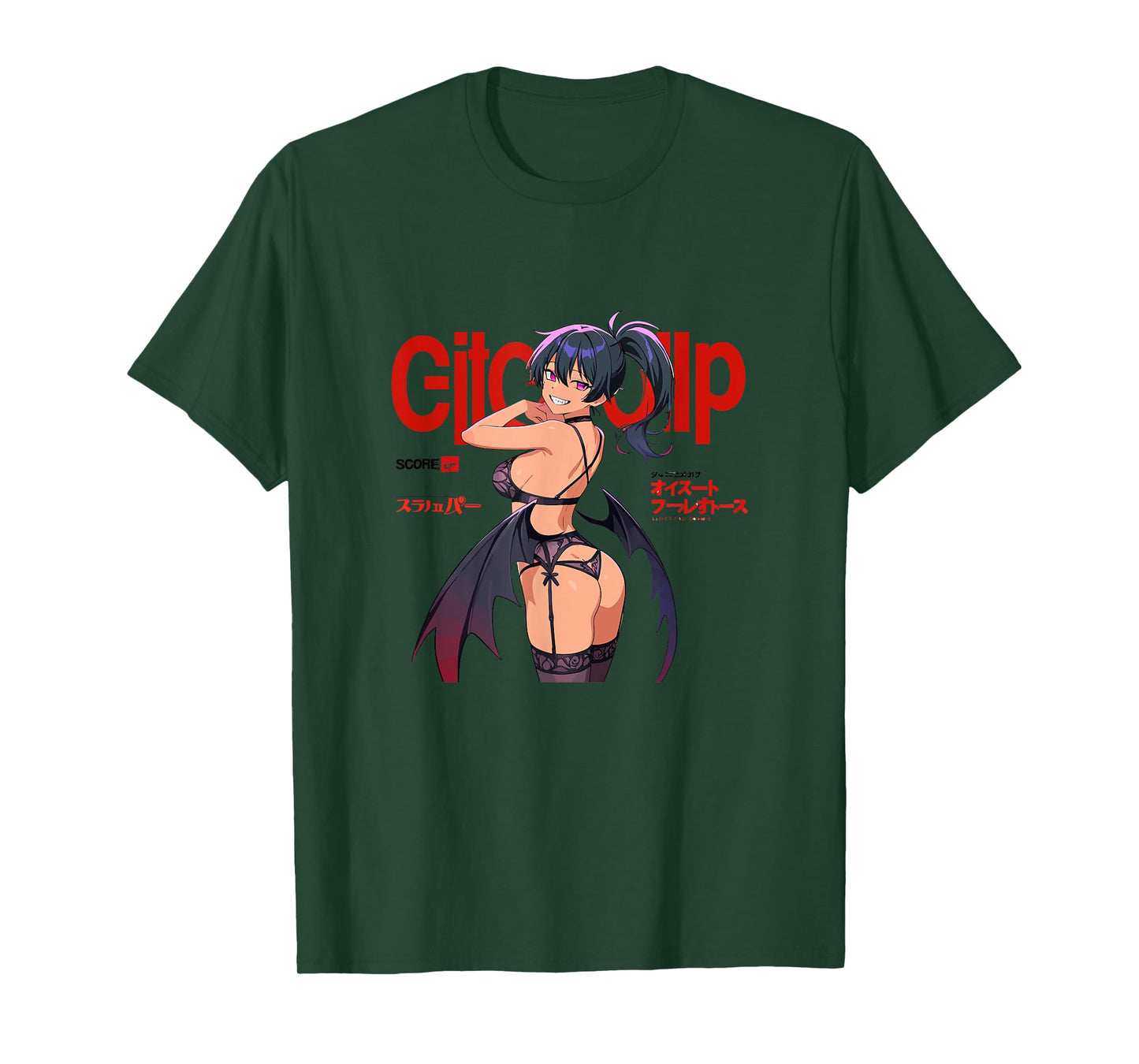 Waifu Sexy Anime Girl Vampire Japanese Style T-Shirt