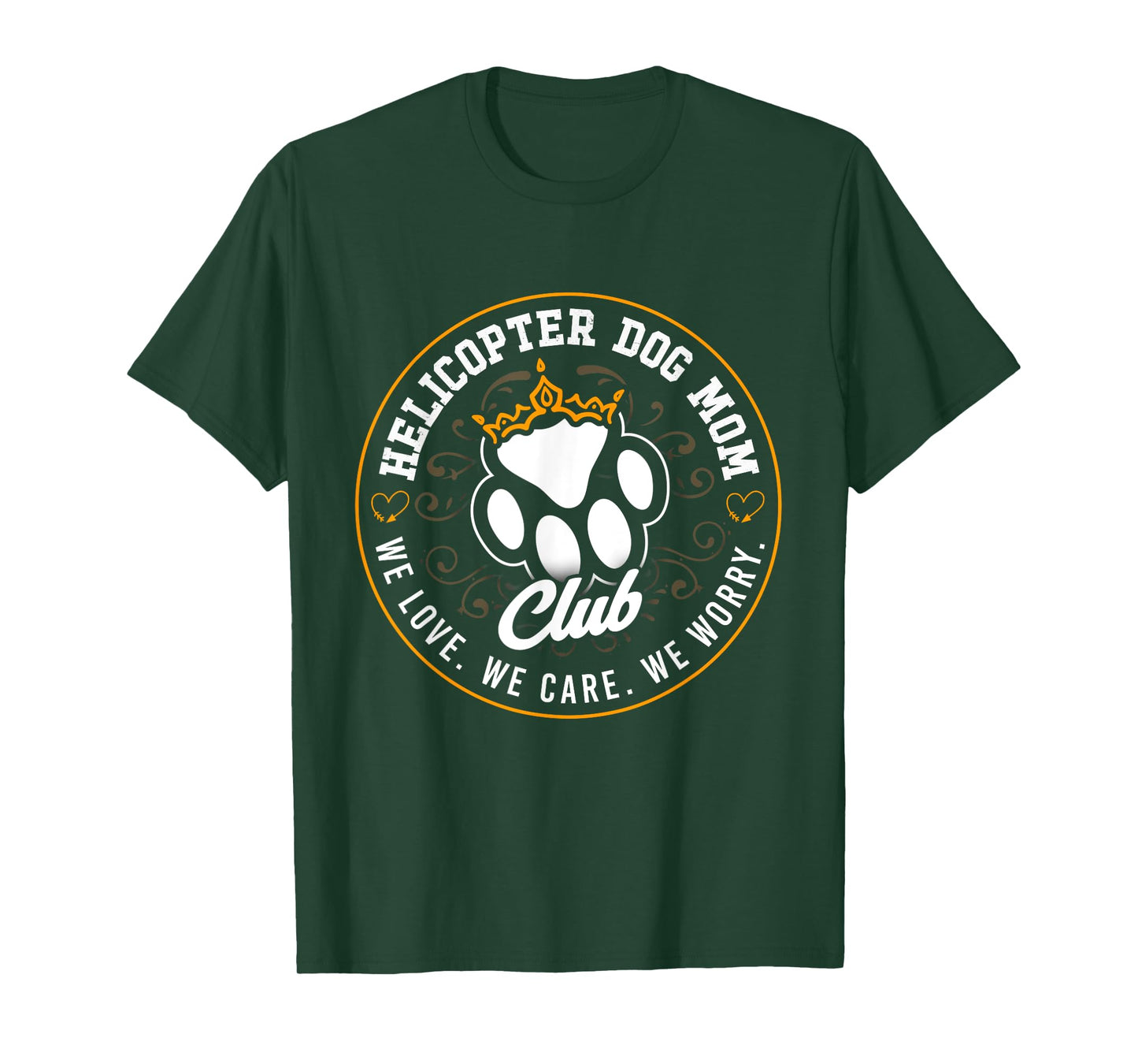 Dog Lover Helicopter Dog Moms Club Funny Dog Parent T-Shirt for Men Women