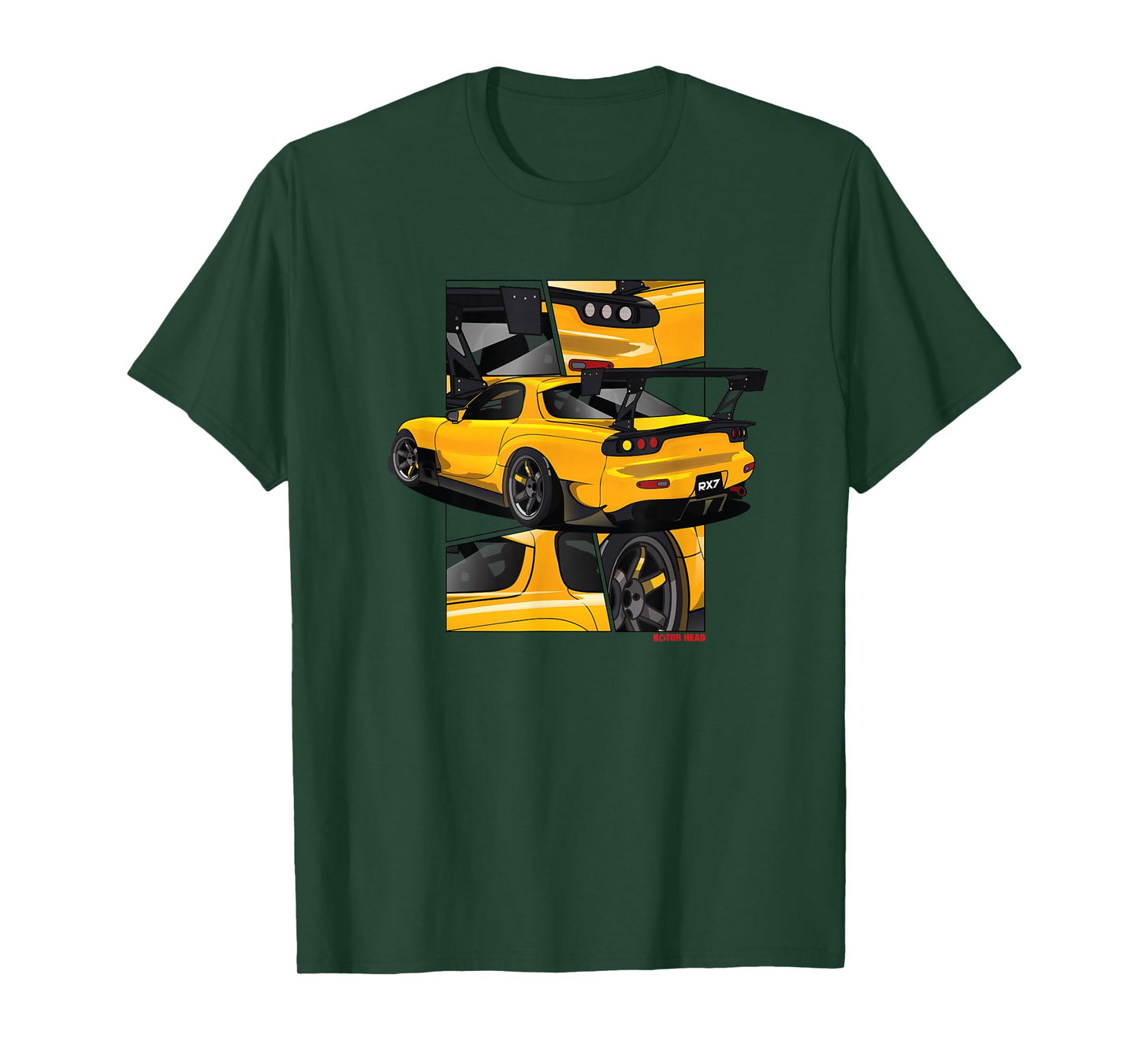 RX7 FD 13B Turbo Manga Style Rotary T-Shirt